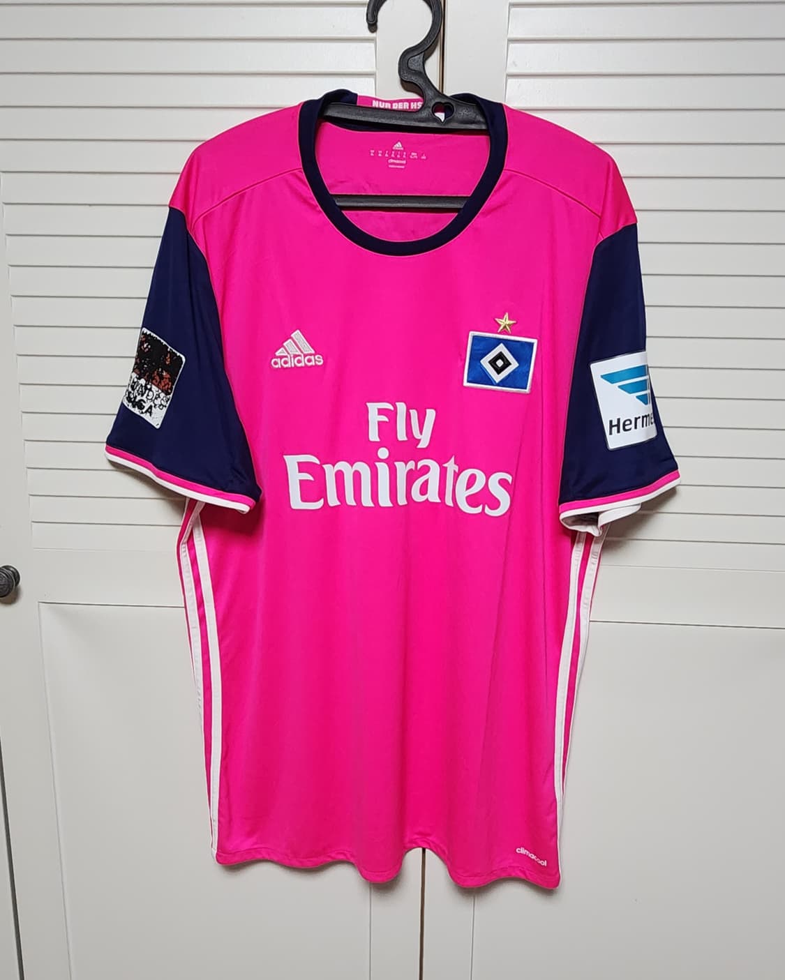 XL 16-17 함부르크 어웨이 No.5 요안 주루 아디다스 유니폼 반팔 상품이미지1