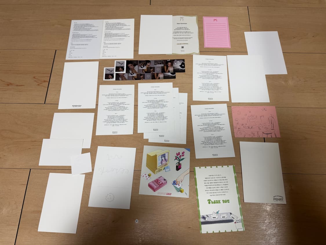 엽서 일괄 양도/쓰리타임즈 글로니 보헴서 규린 이수키아트 페르트 애즈온 상품이미지6