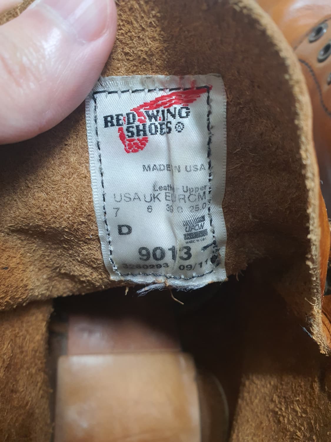 레드윙 구형 벡맨 페더스톤 9013 체스트넛 부츠 상품이미지7
