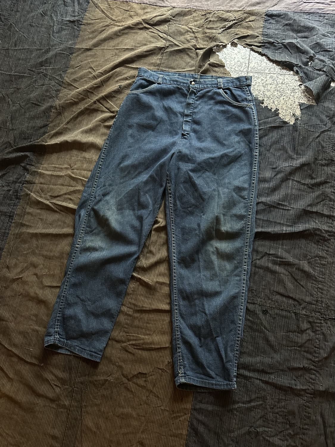 50s Vintage Capenter Denim Work Pants 상품이미지2