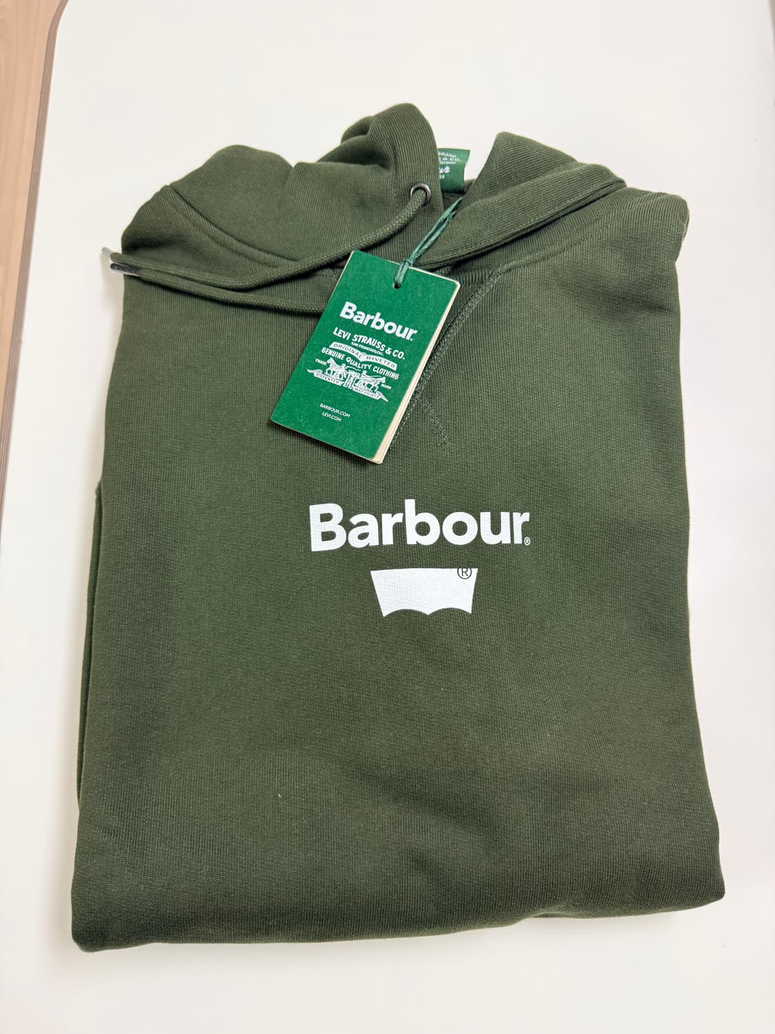 리바이스 x 바버 그래픽 후드 L 상품이미지2