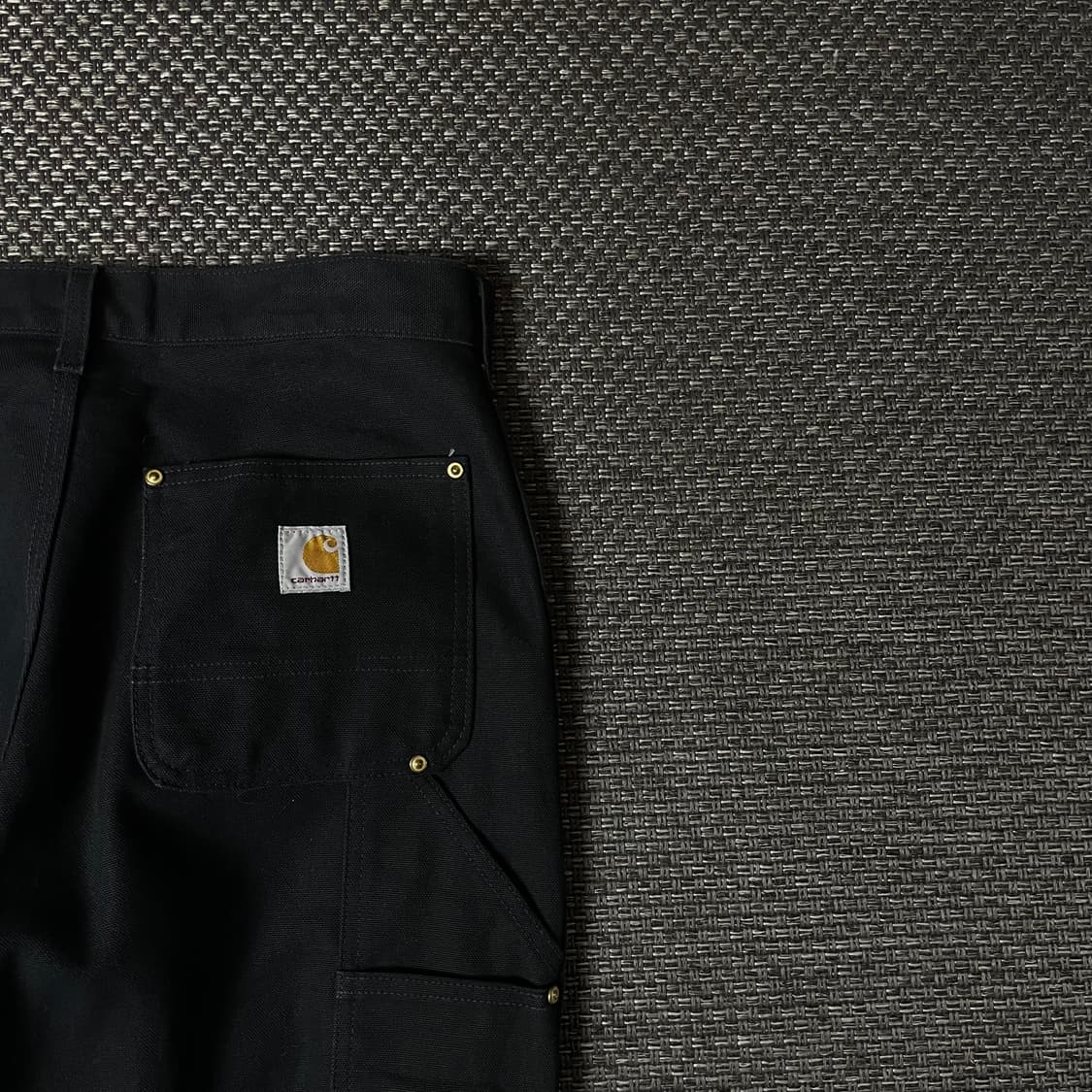 (30) 칼하트 더블니 블랙 포인트 백카고 데님 팬츠 상품이미지5