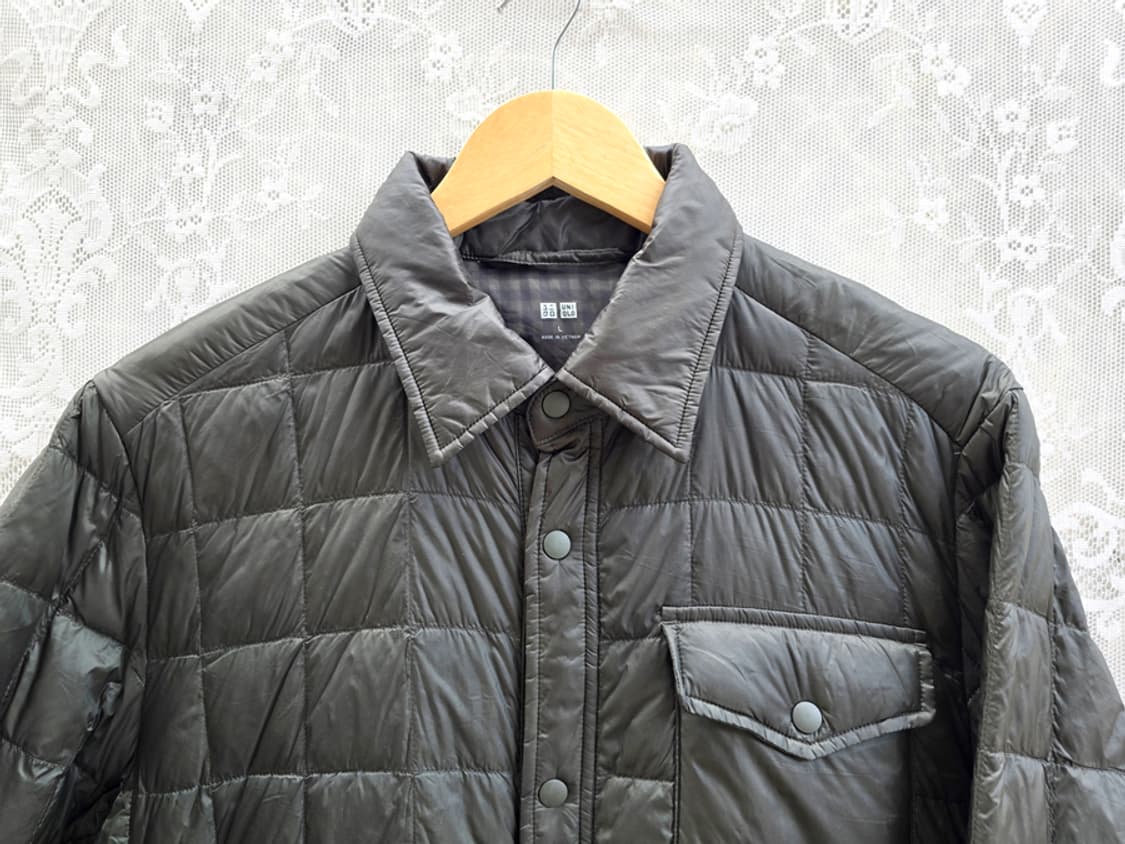 유니클로 셔츠형 경량패딩 상품이미지2