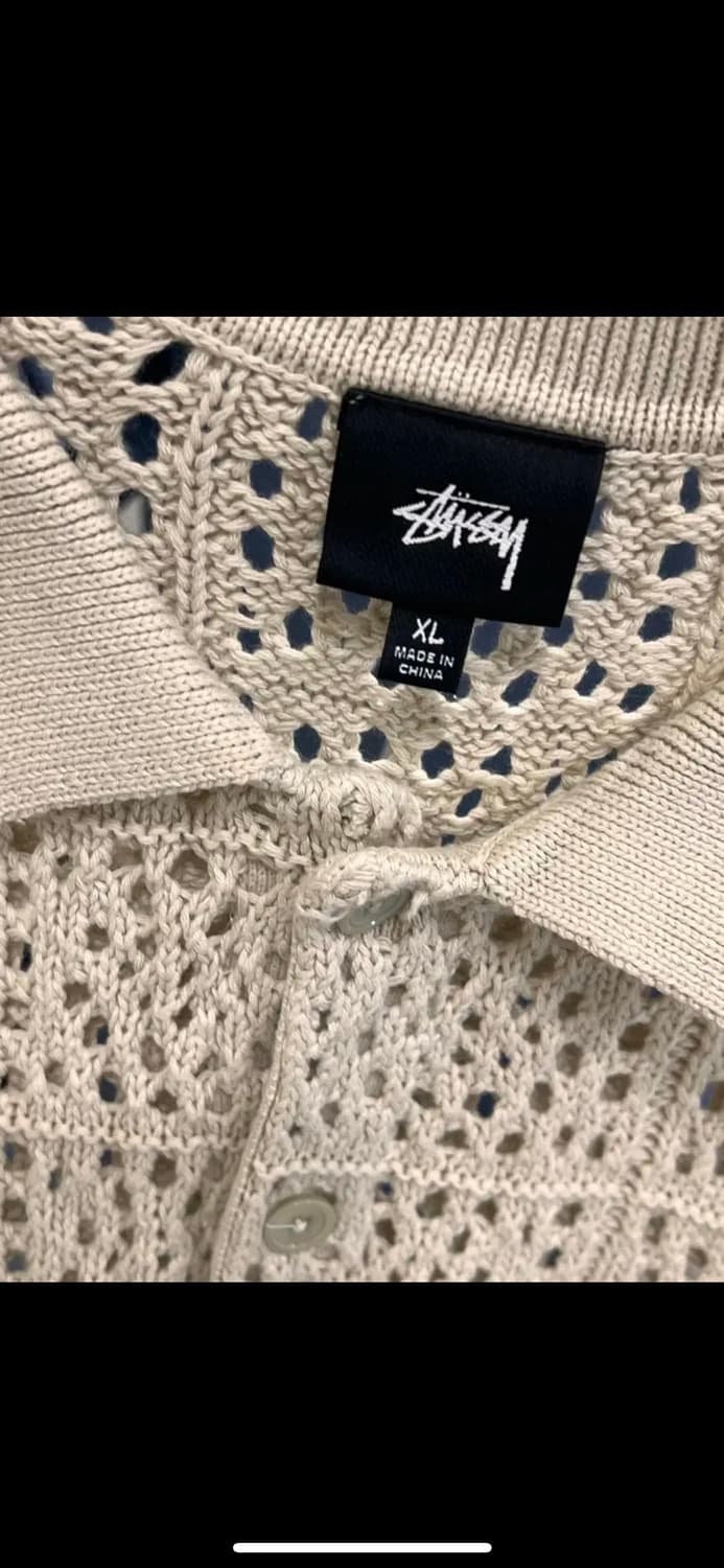 스투시 크로셰 니트 xl 상품이미지3