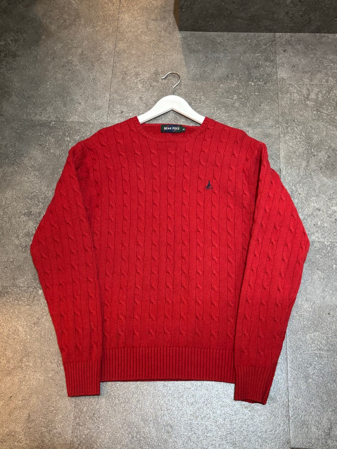 빈폴 꽈배기 케이블 니트 스웨터 100사이즈 상품이미지2