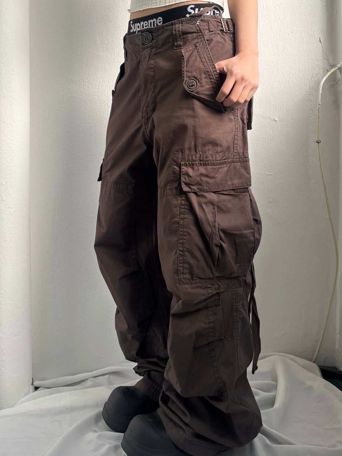 Vintage Brown Cargo Pants 상품이미지3
