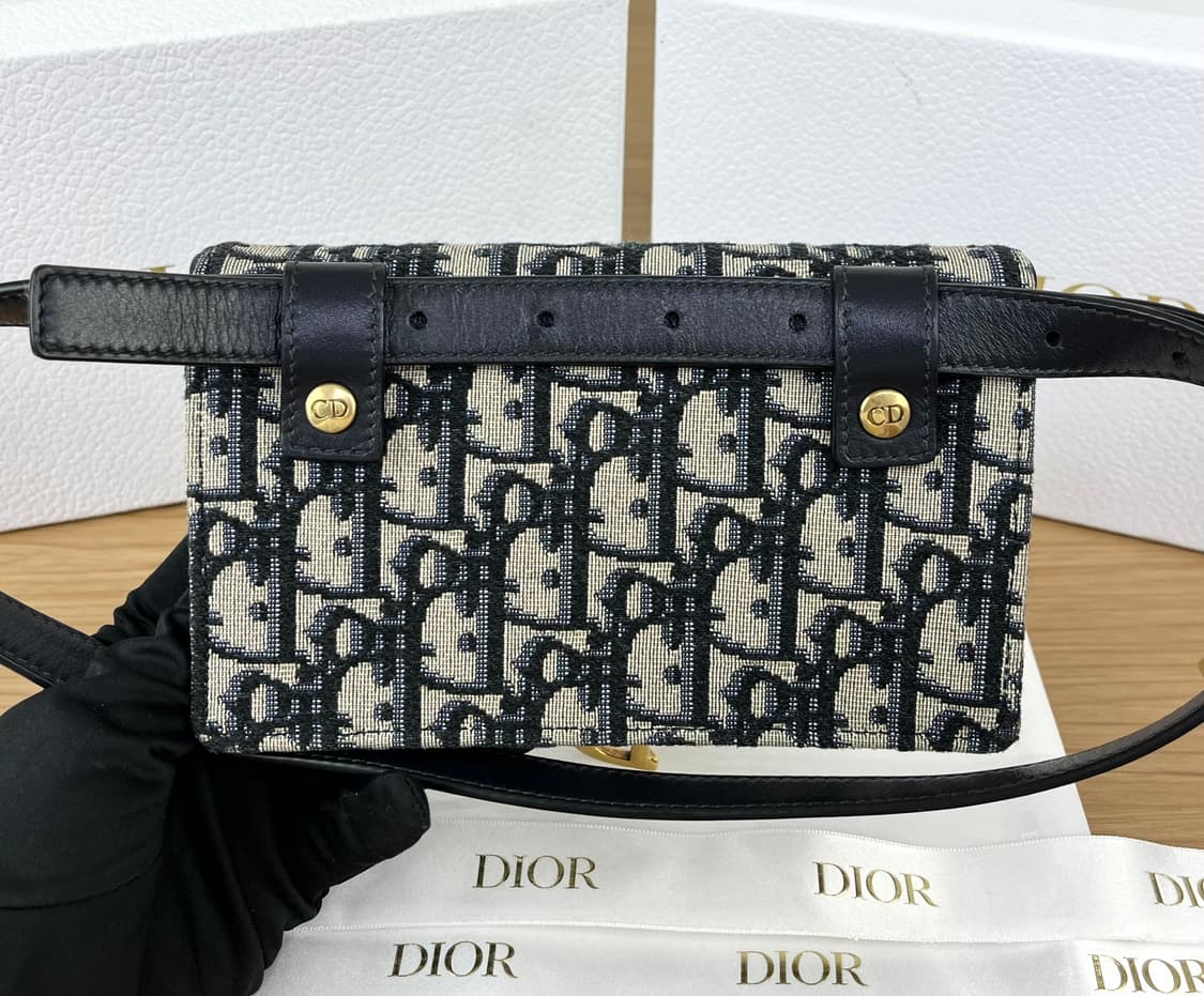 디올 오블리크 새들 벨트백  상품이미지5