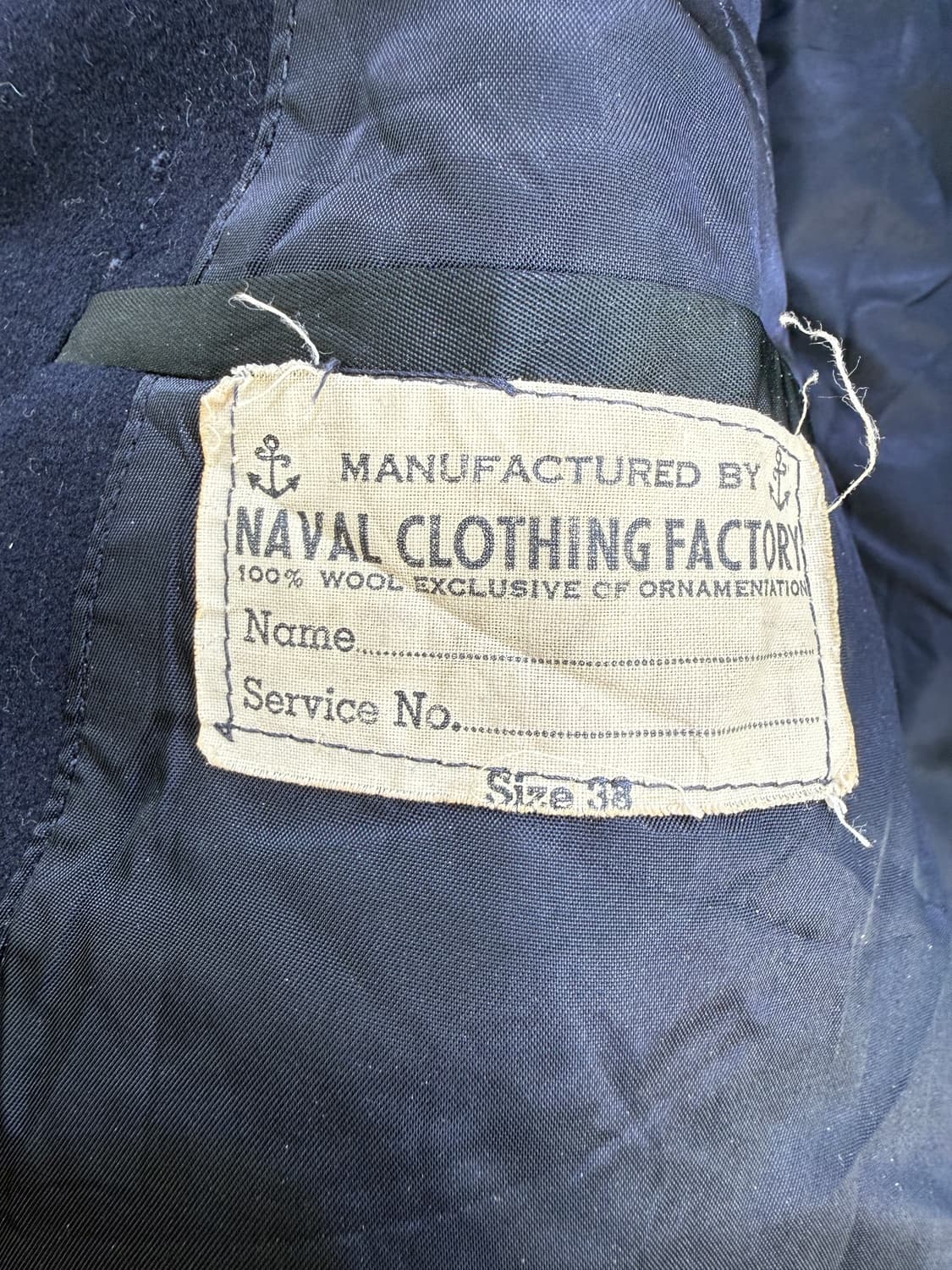 40's NAVAL CLOTHING FACTORY 피코트 상품이미지6