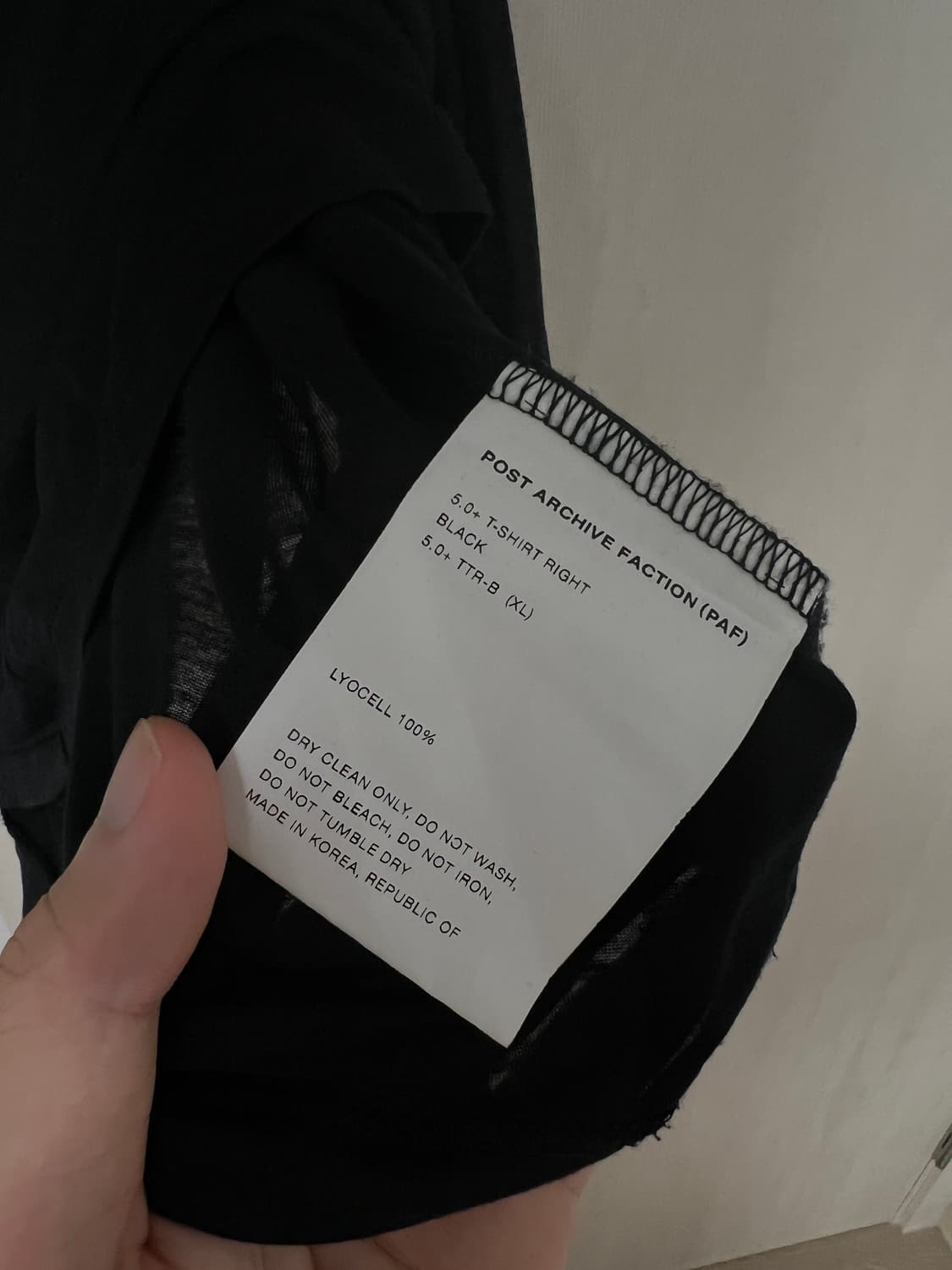 [xl] 포스트아카이브팩션 5.0 티셔츠 상품이미지3