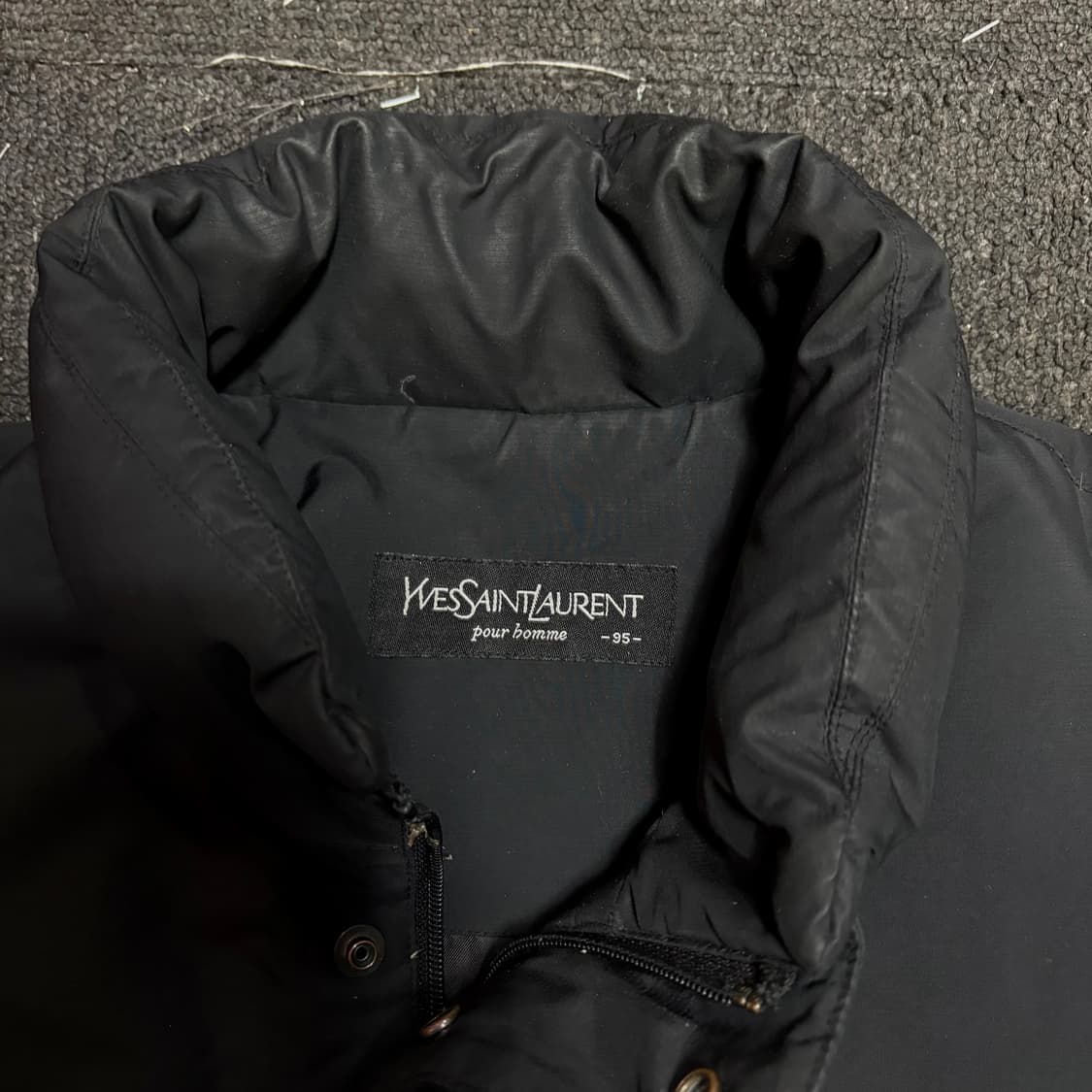 YSL 입생로랑 내피 분리 아카이브 블루종 점퍼 M 상품이미지5