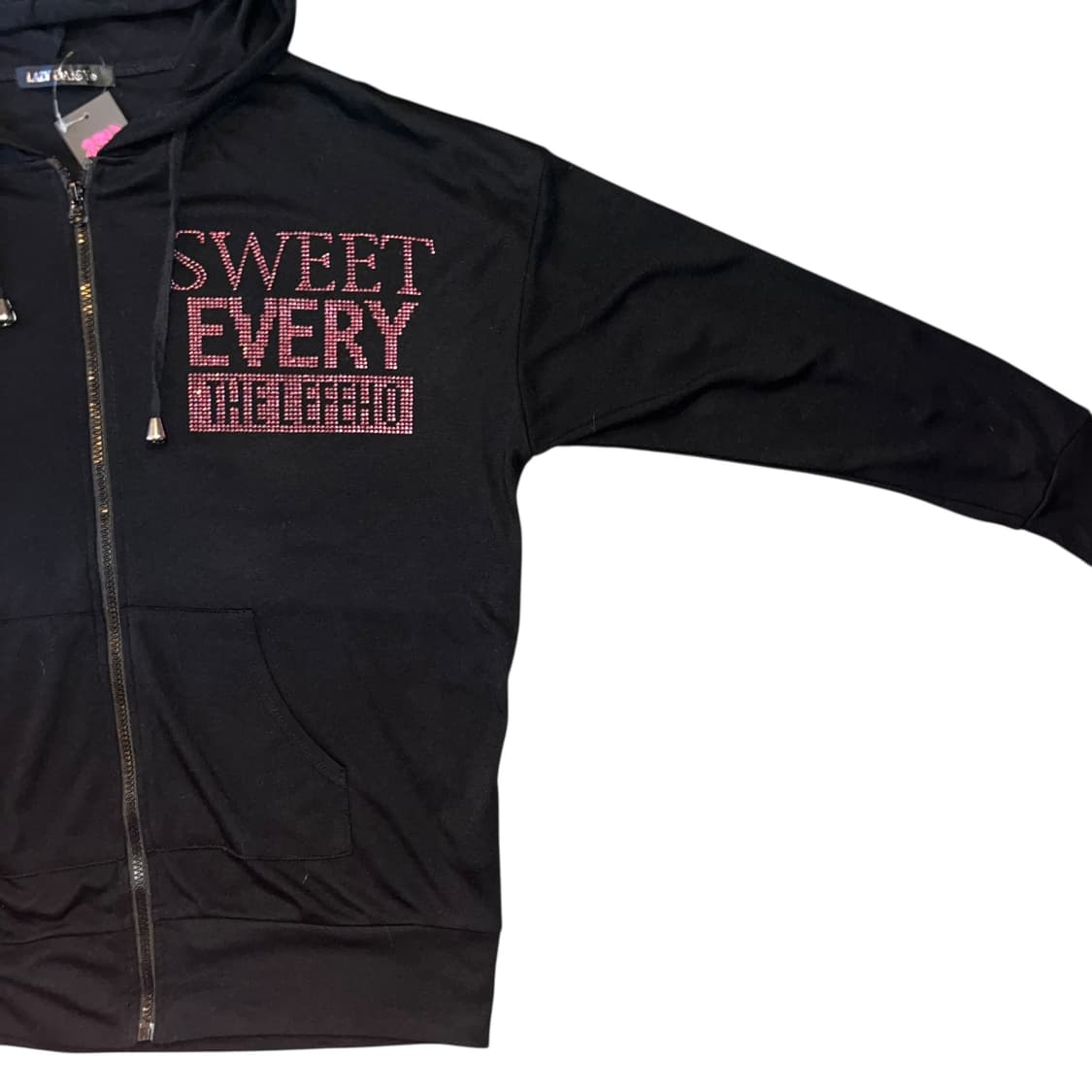 LAZY DAISY 레이지데이지 큐빅 후드집업 펑크갸루y2k 상품이미지6