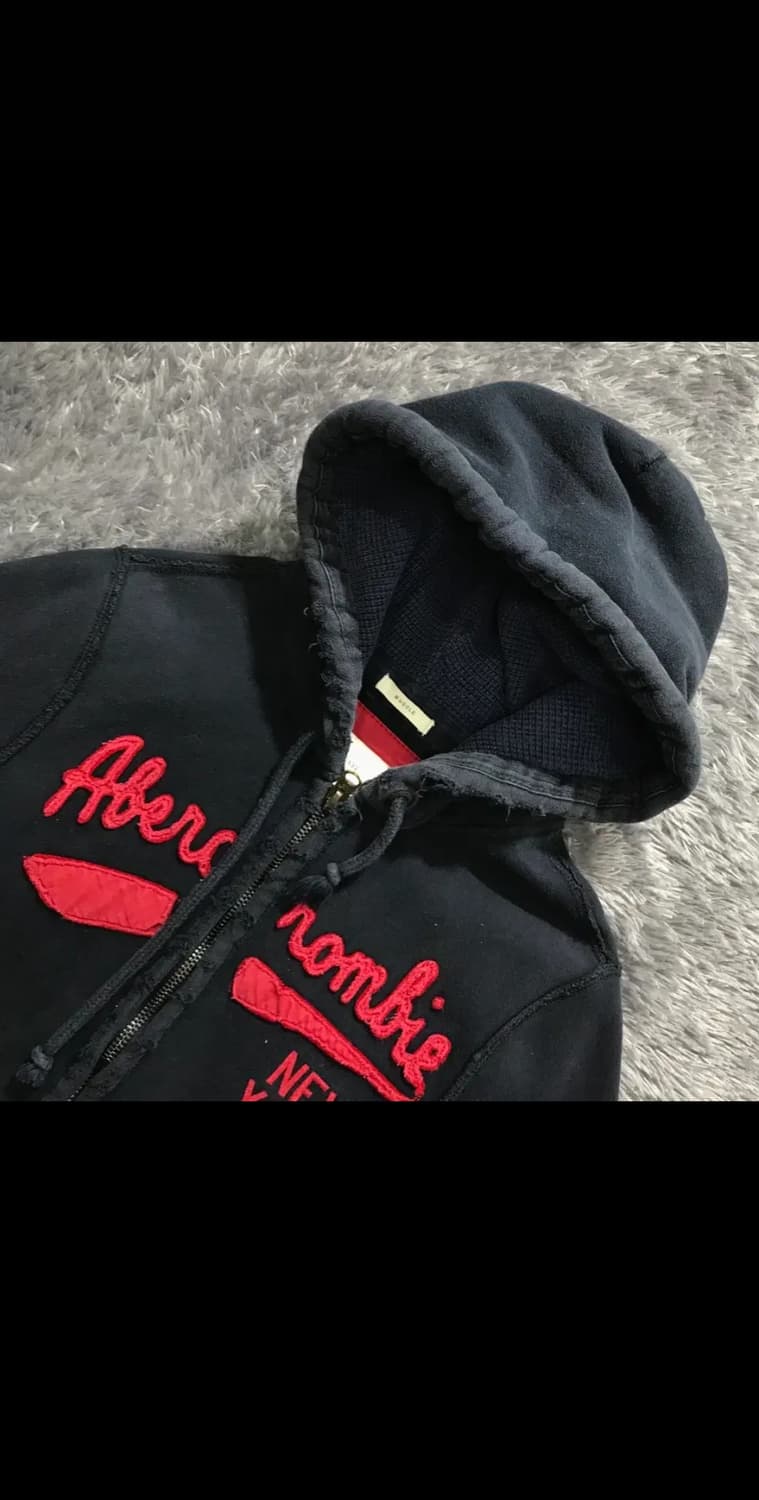 [[XL]@ 아베크롬비(AF) 뉴욕 빈티지 후드 집업 상품이미지4