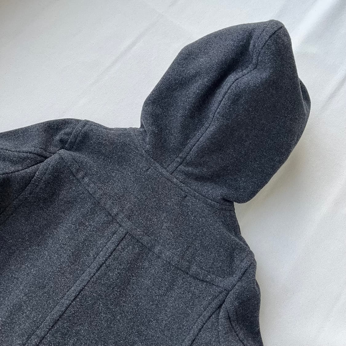 주카 울 후디 하프 코트 상품이미지8