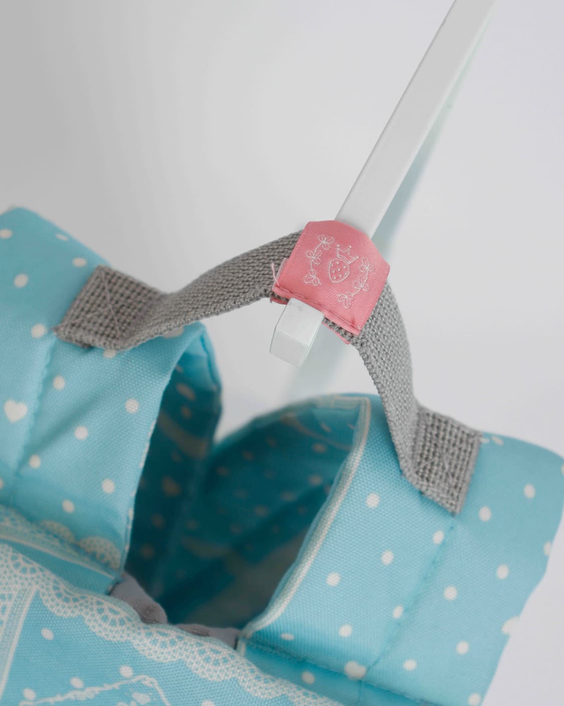 [OLIVE des OLIVE] 민트 레이스 도트 패턴 백팩 상품이미지3