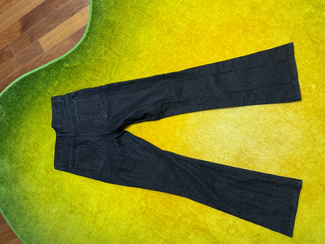 Kijun 8 핀턱 데님 블랙 S 상품이미지7