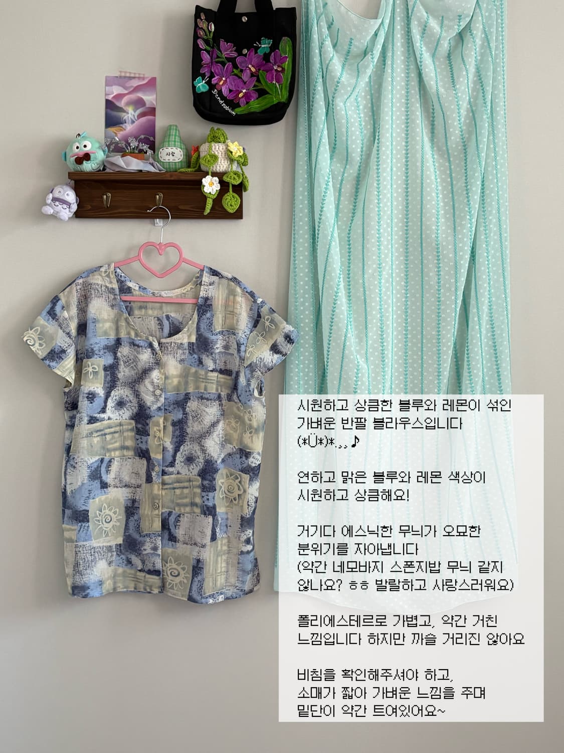 블루레몬 블라우스 상품이미지1