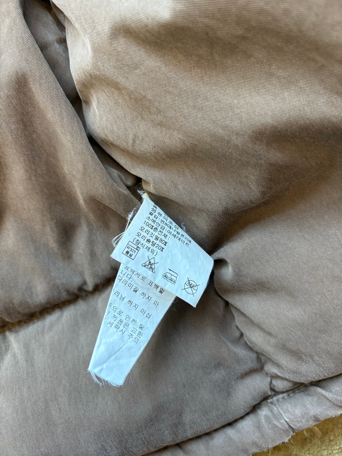 Polo Jeans Co 덕다운 가죽 패치 패딩 상품이미지6