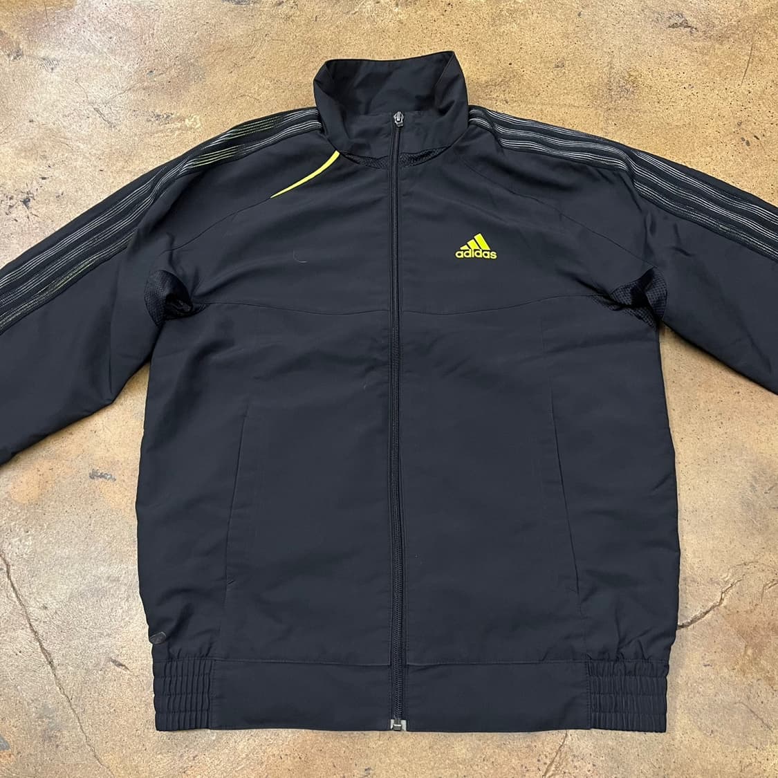 [정품/100] 아디다스 블랙 삼선 트랙탑 져지 b18 상품이미지3