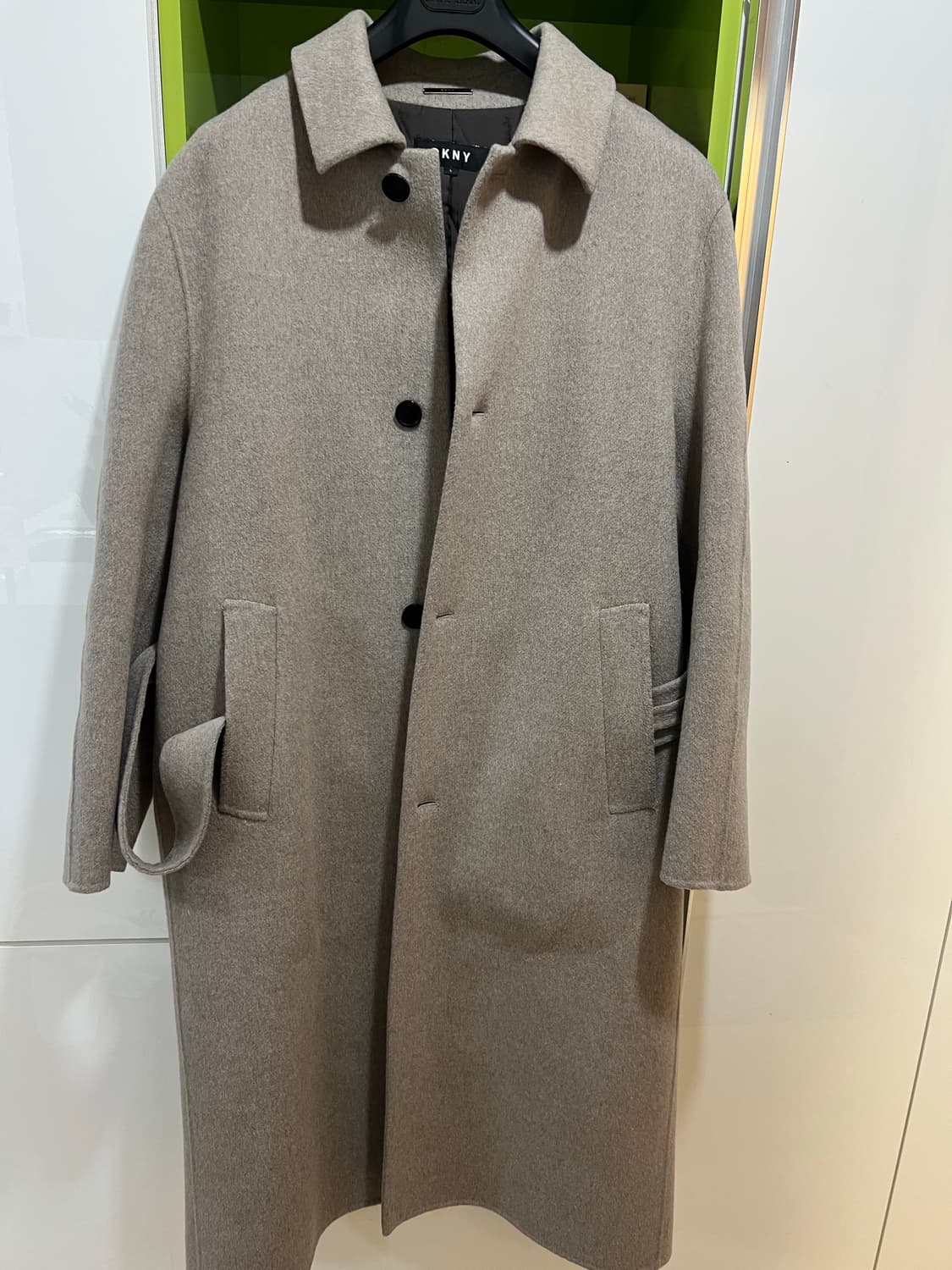 dkny 캐시미어 베이지 코트 L 상품이미지1