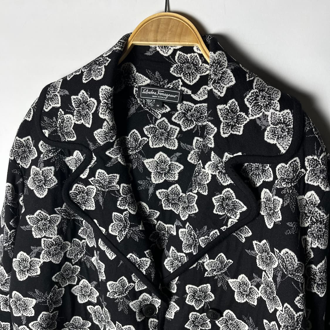 [Ferragamo] 살바토레 페라가모 플로럴 케이프 울 가디건 상품이미지2