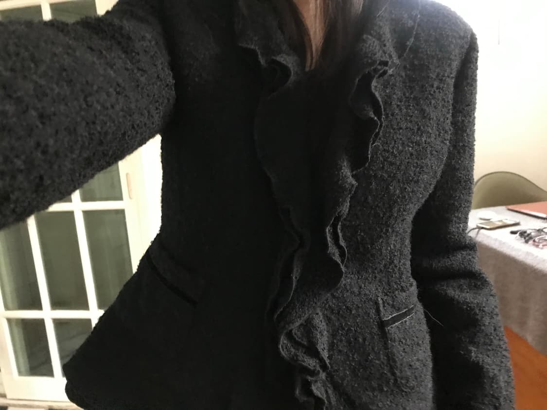 vintage wool frill jacket 상품이미지6