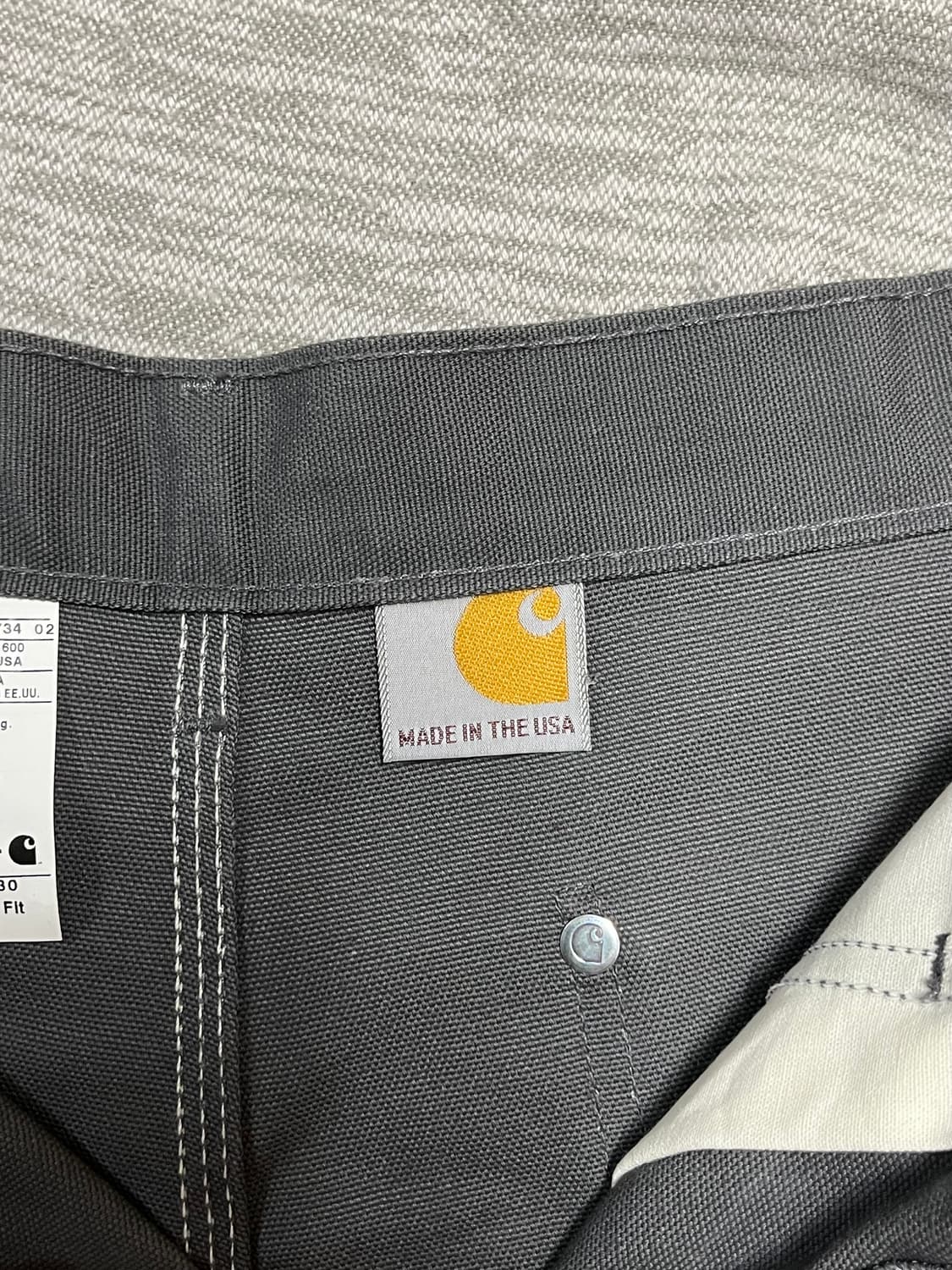 칼하트 더블니 B01 GVL 30x30 데드스탁  상품이미지6