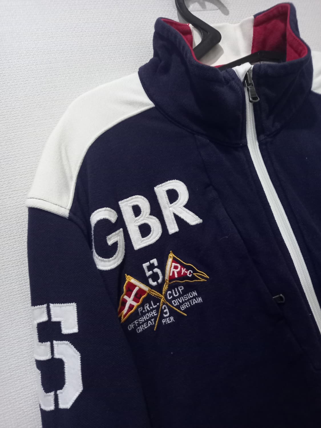 폴로 POLO 랄프로렌 GBR 빅포니 로고 레이싱 집업 자켓 105/XL 상품이미지2