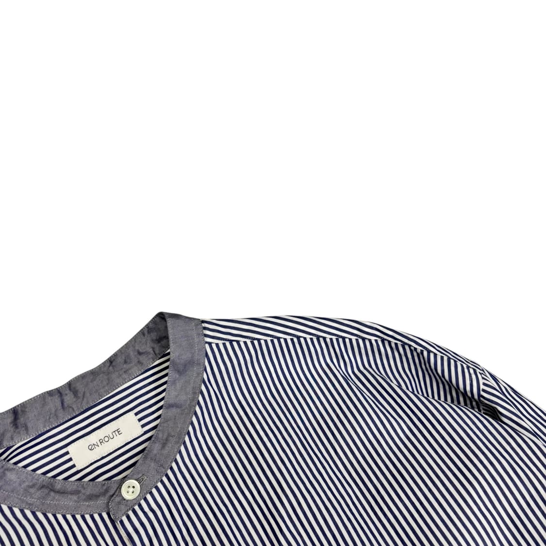 en route 논카라 스트라이프 셔츠 상품이미지3