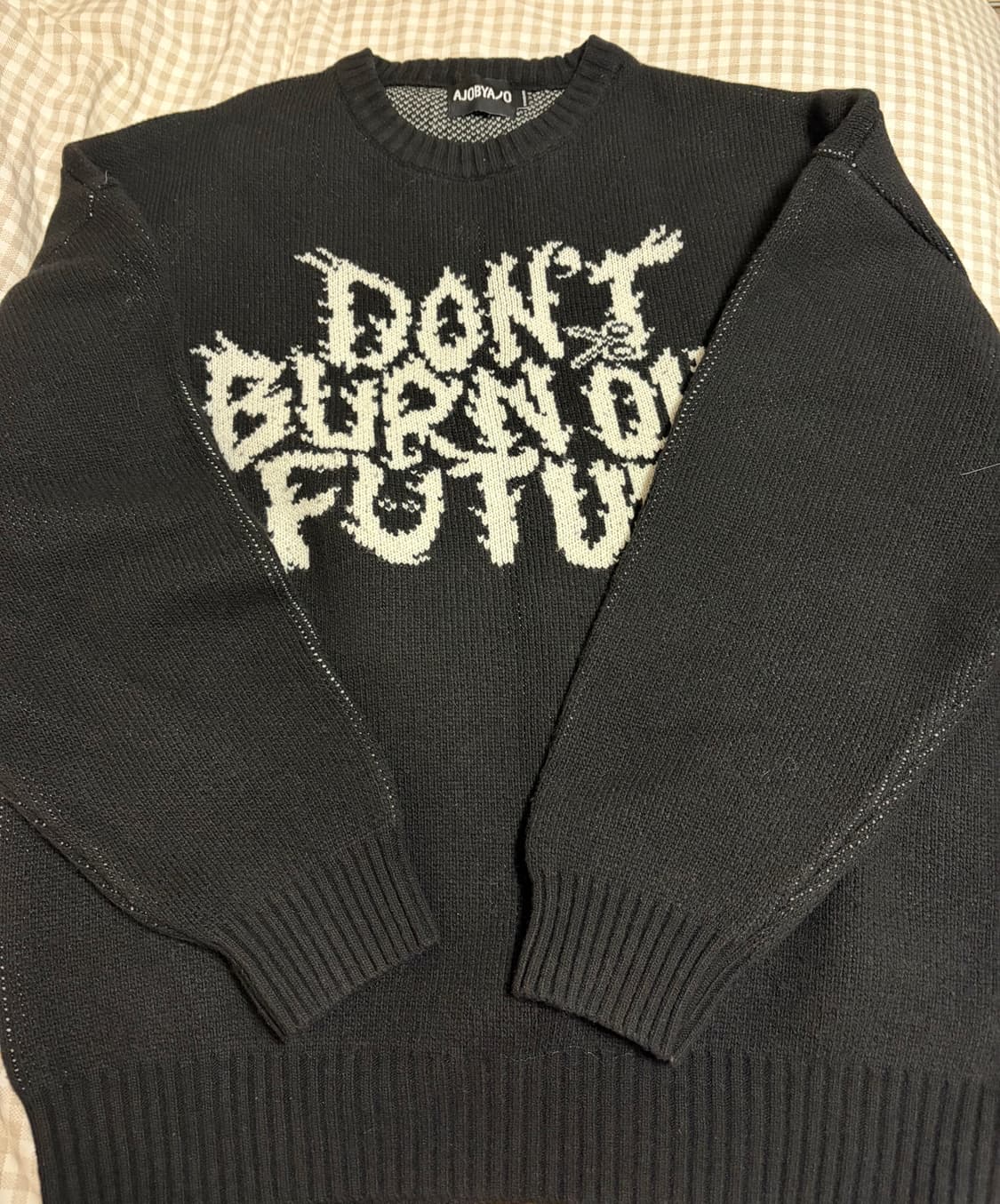 아조바이아조 니트 블랙 상품이미지1