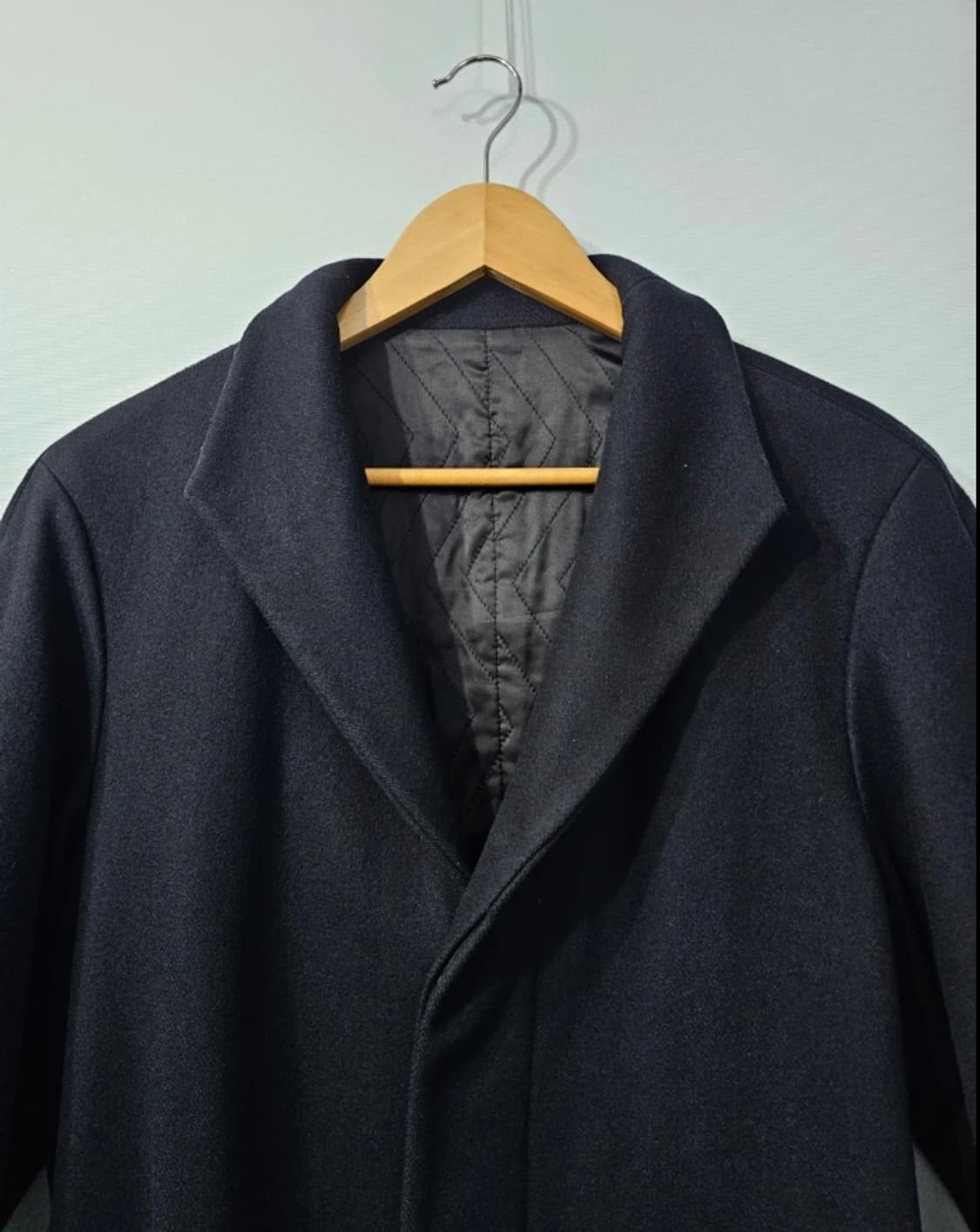 정품 솔리드옴므 블랙 코트 95 상품이미지3