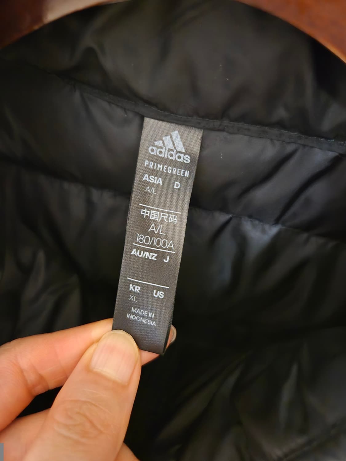 [XL] 아디다스 남성 덕다운 패딩 조끼 상품이미지4
