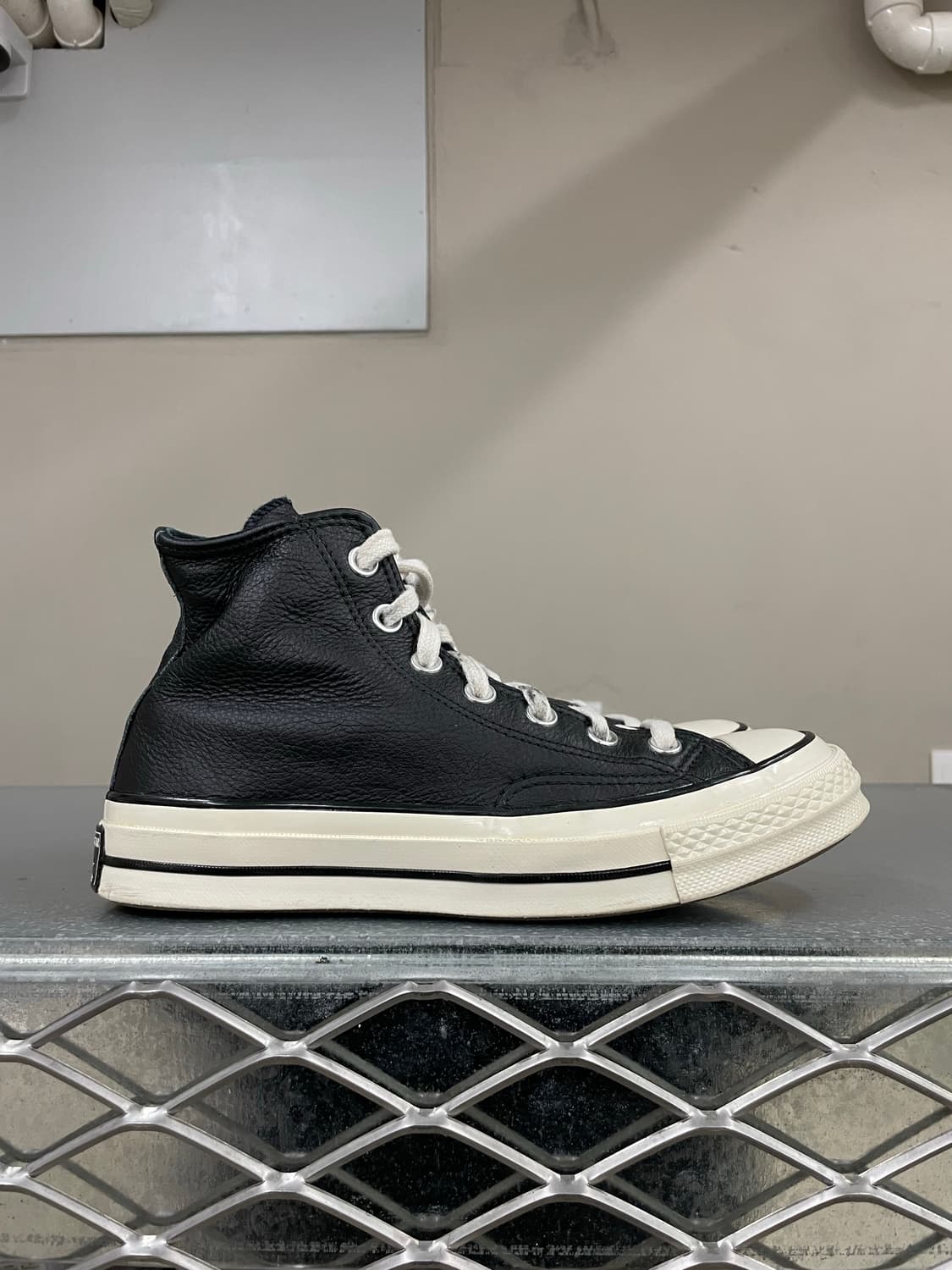 컨버스 척 70 레더 블랙 240 상품이미지4