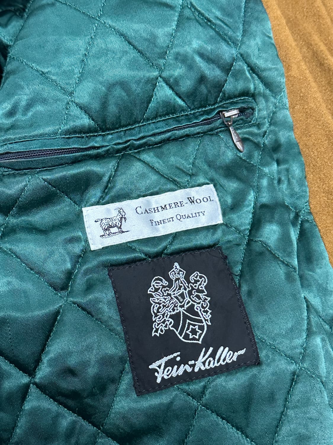 00s HUGO BOSS 캐시미어 봄버 자켓 XL 상품이미지8