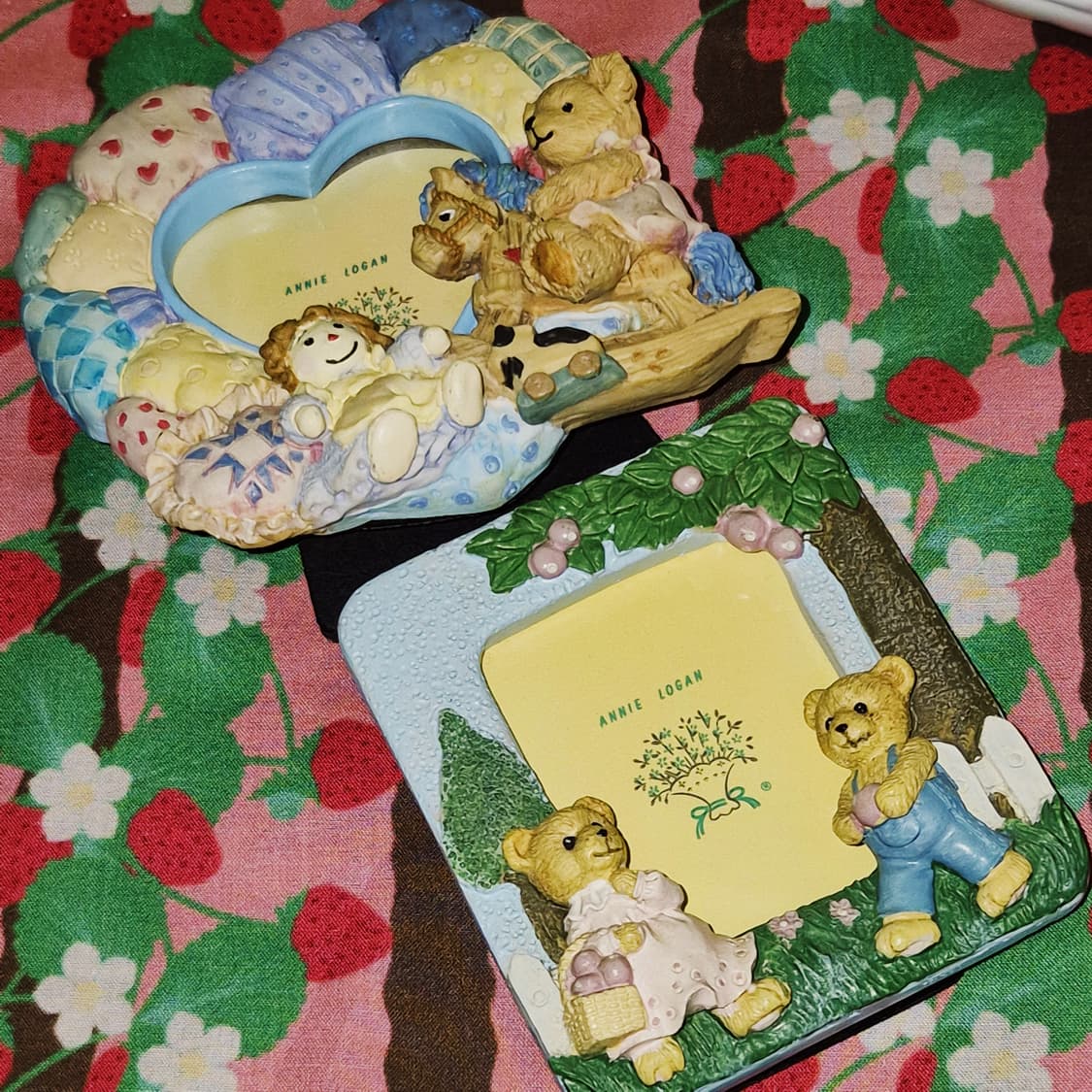 90s 미국 레트로 테디베어 액자 1p 상품이미지9