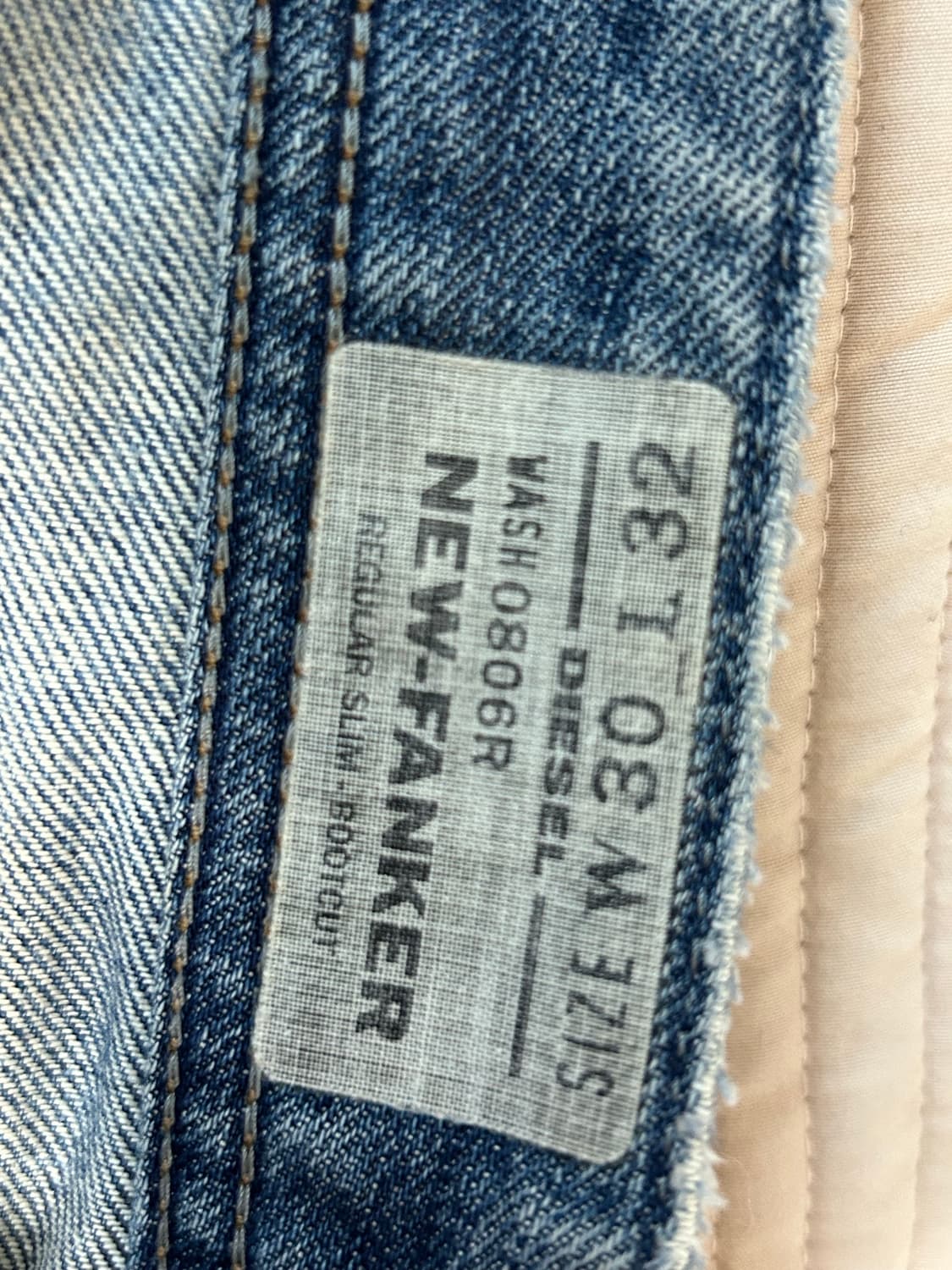 디젤 뉴펜커 부츠컷 데님 상품이미지3