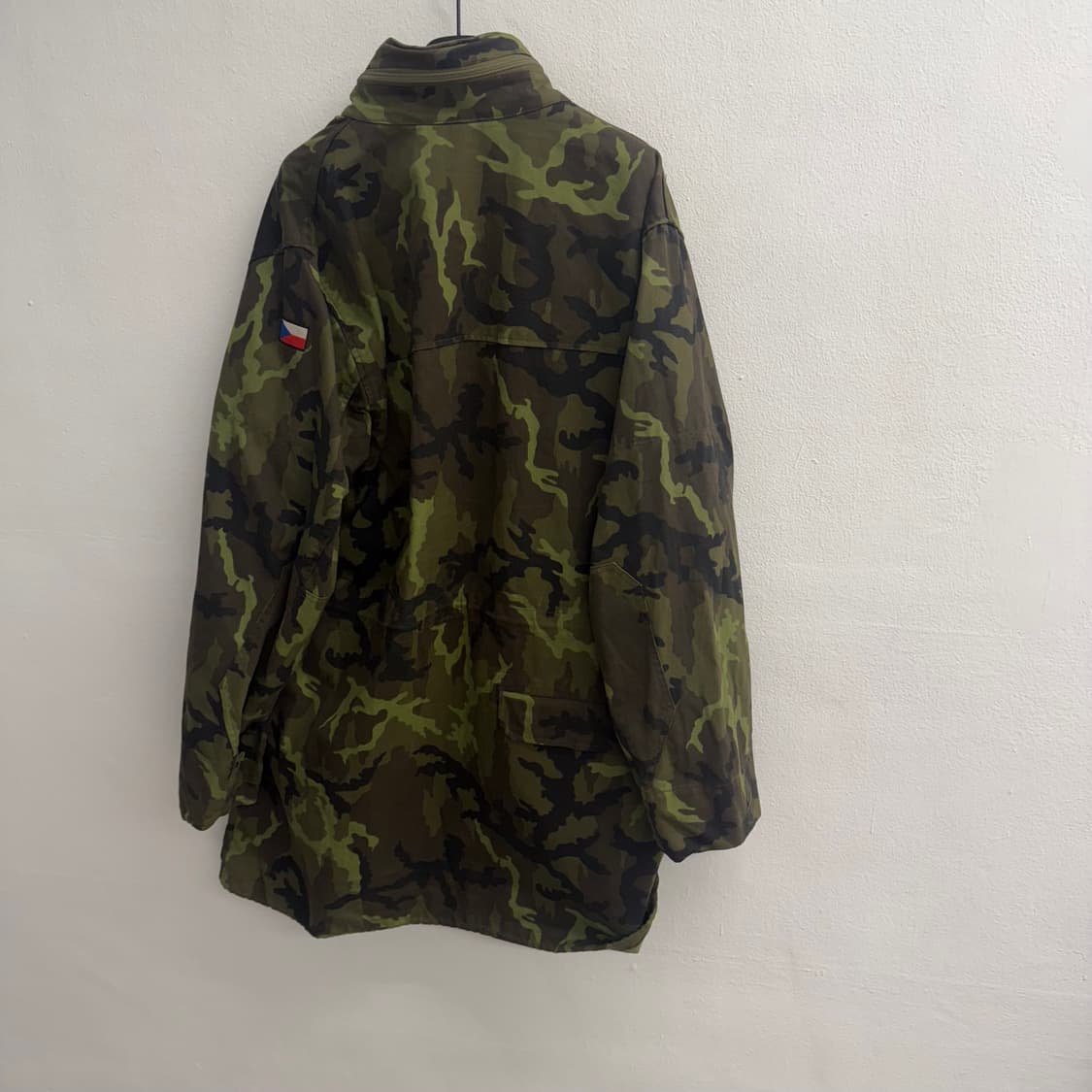90S 빈티지 체코 육군 코트 남성 파카 밀리터리 카모 자켓 상품이미지3