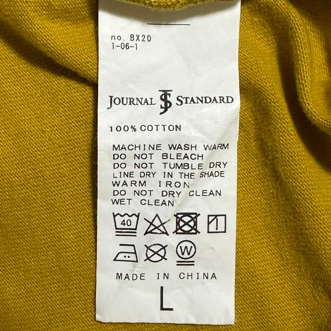 메이슨 x 저널스탠다드 레트로 프린팅 롱슬리브 티셔츠 L 사이즈 상품이미지10
