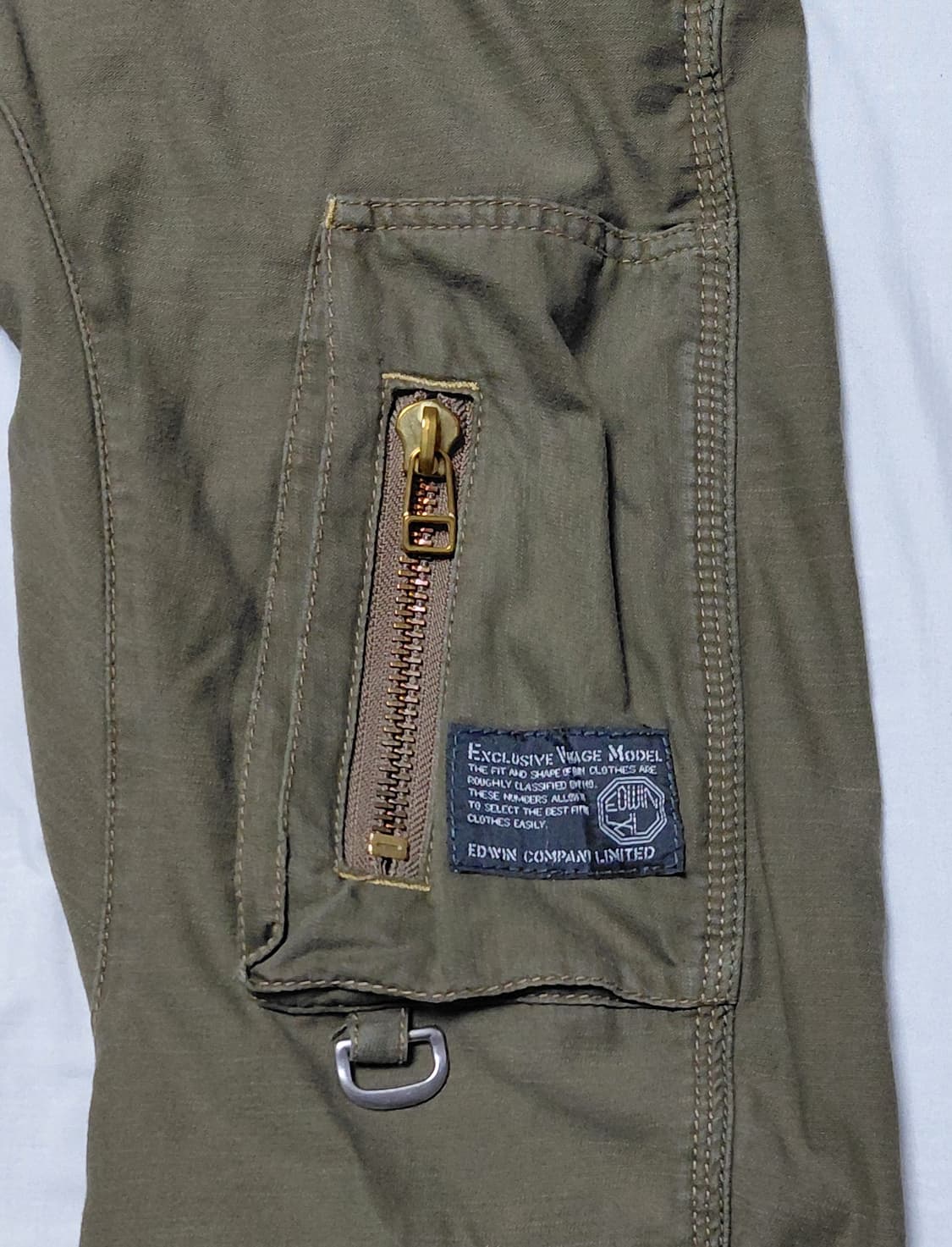 [M/29~30] EDWIN KV452 밀리터리 멀티 포켓 카고 팬츠 상품이미지5