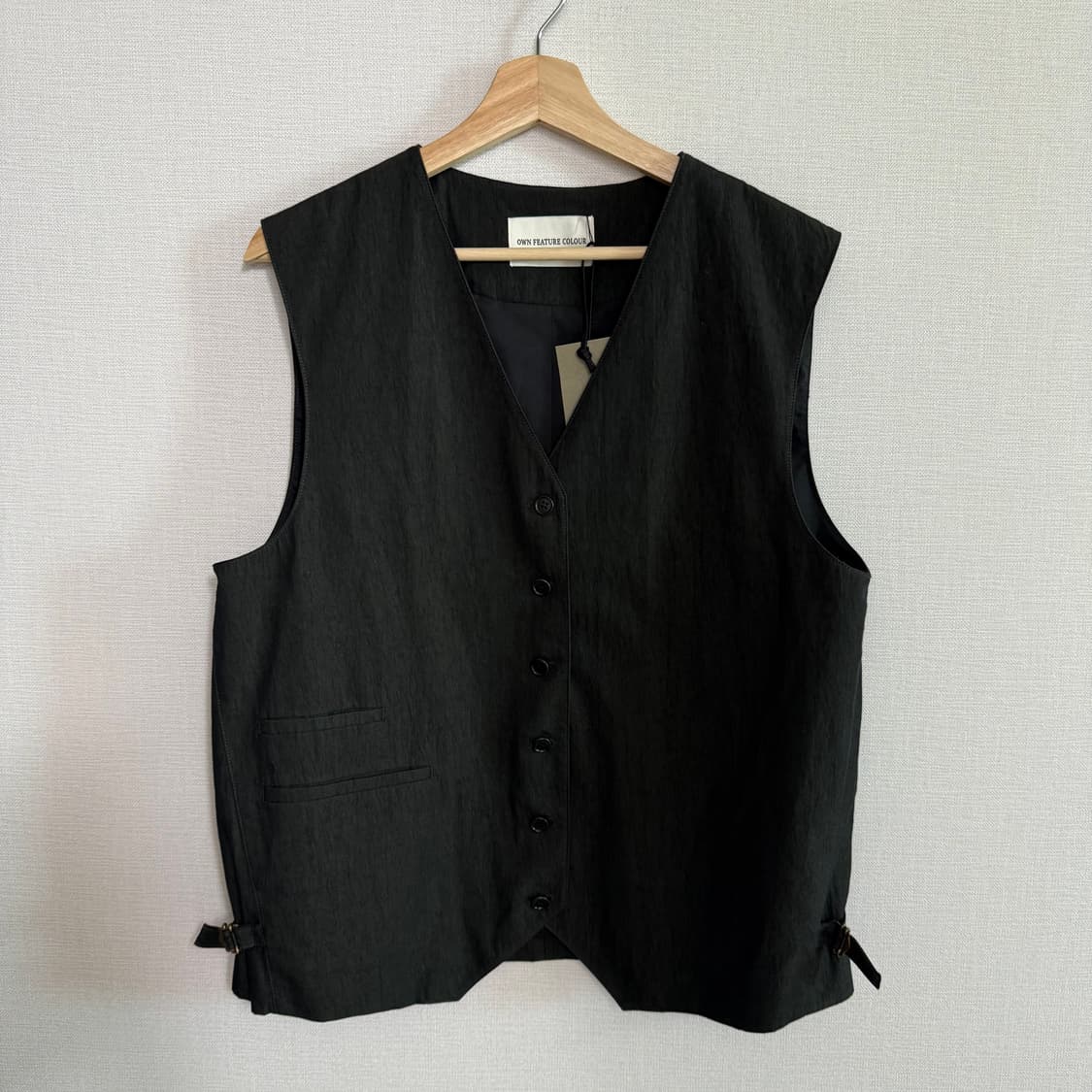 OFC 오에프씨 Button Over Vest (black) 상품이미지2