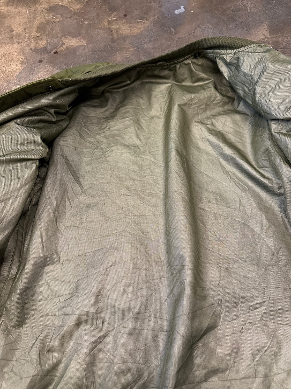 80s 밀리터리 캐나다 파카 컴뱃 이너 라이너 XL 상품이미지5