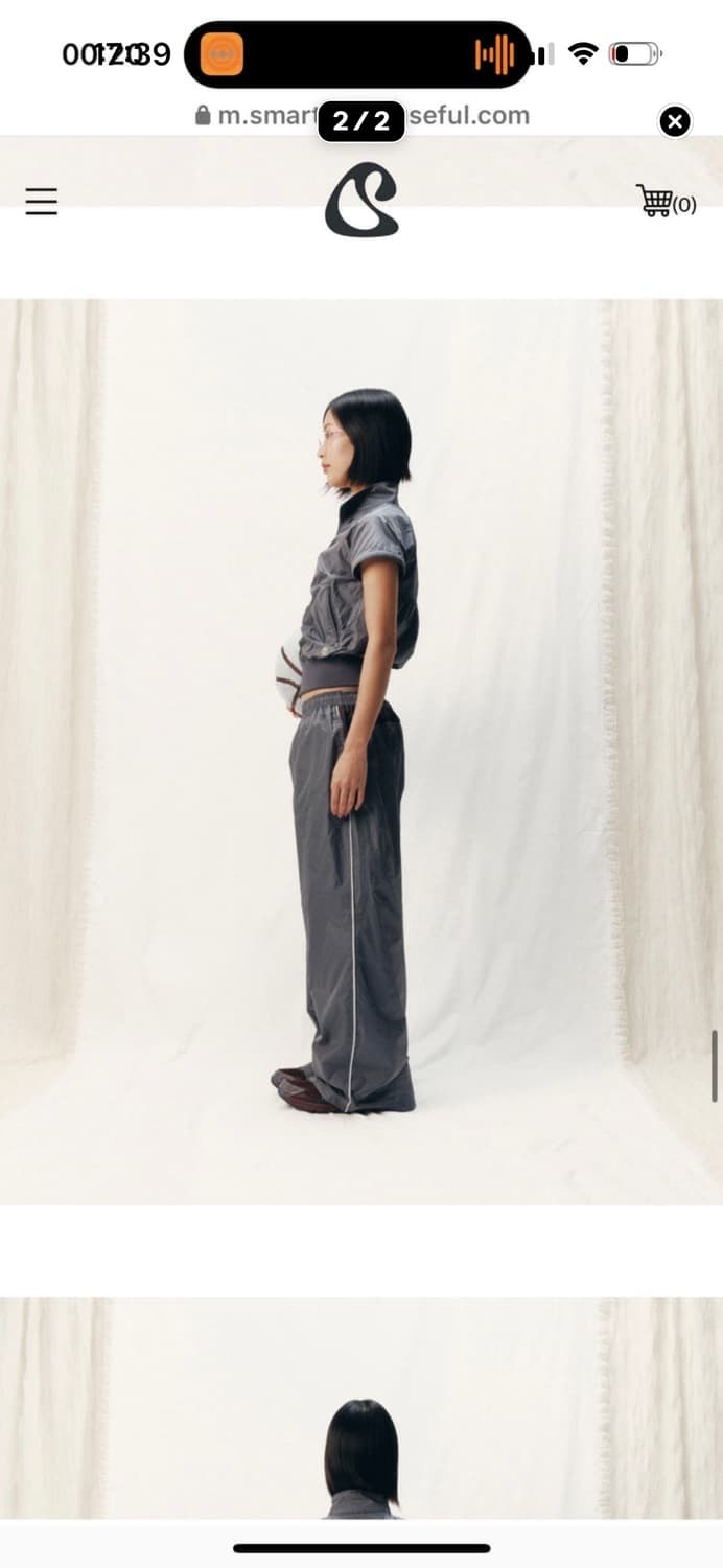 스마트어반유즈풀 코이세이오 퍼커링 윈드브레이커 상품이미지2