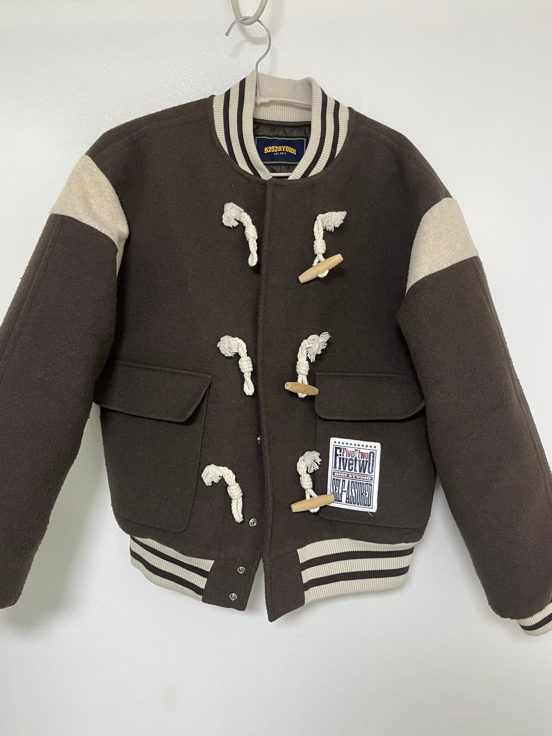 5252 by oioi 바시티 자켓 상품이미지2