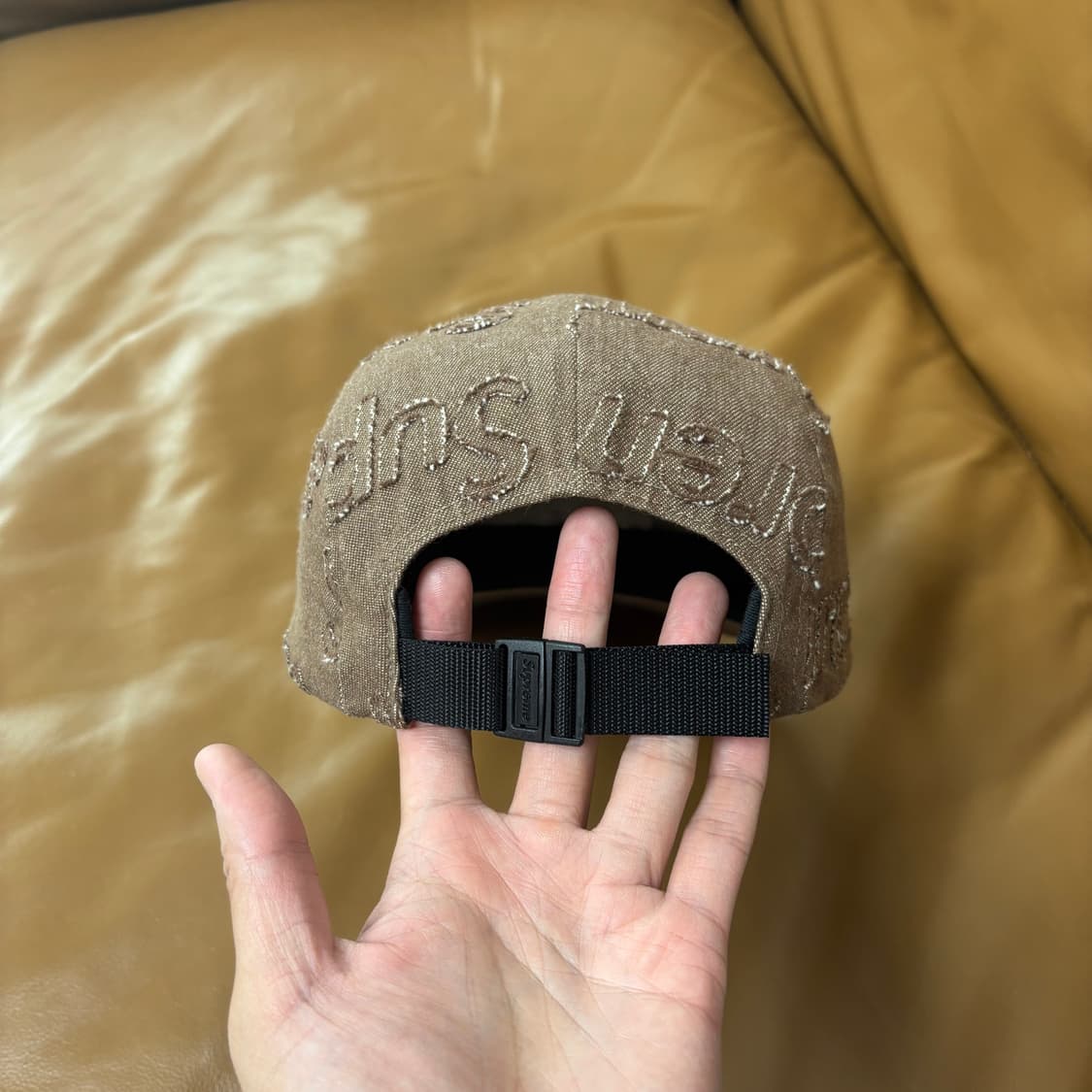 Supreme 슈프림 워시드 브라운 캠프캡 모자 Washed Brown 상품이미지7