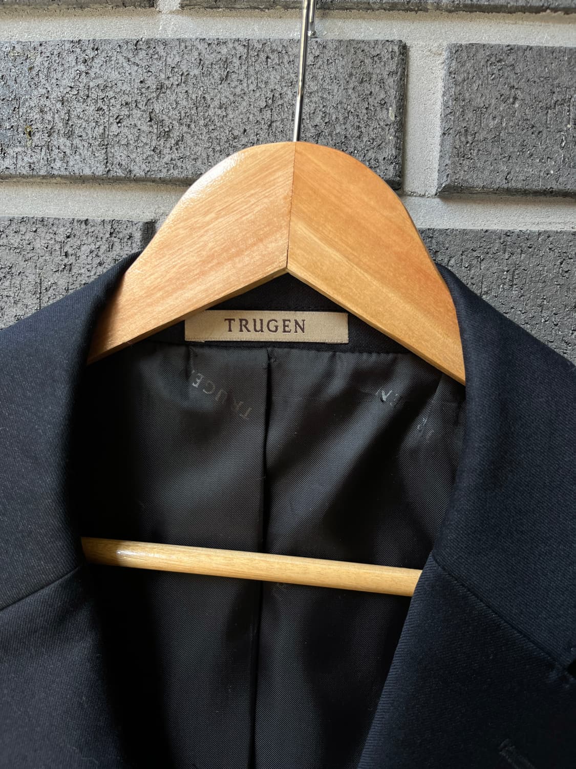 Trugen 캐시미어 블레이저 네이비 상품이미지5