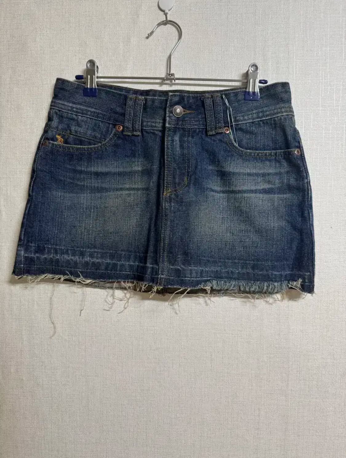 Abercrombie & Fitch 데님 미니 스커트 상품이미지1