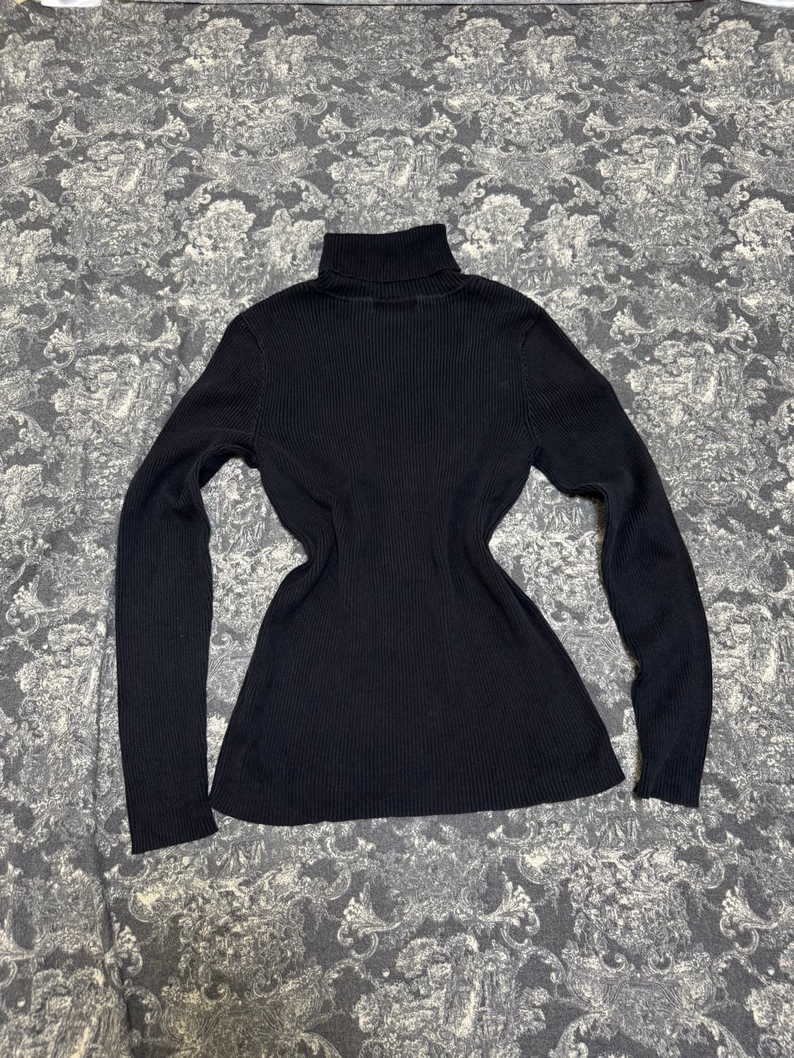 turtleneck knit washed black  상품이미지6