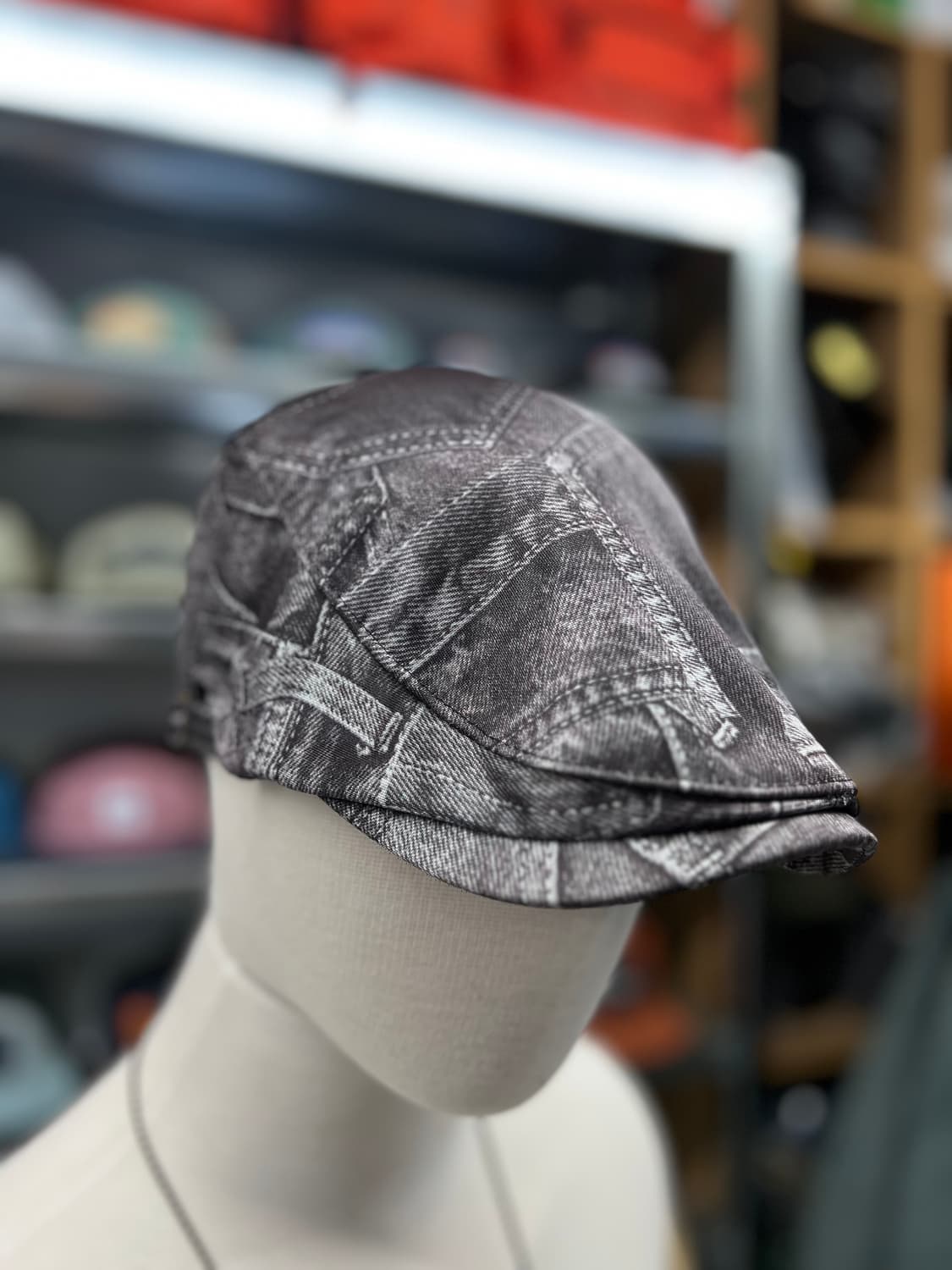 데님 스타일 헌팅캡 상품이미지4