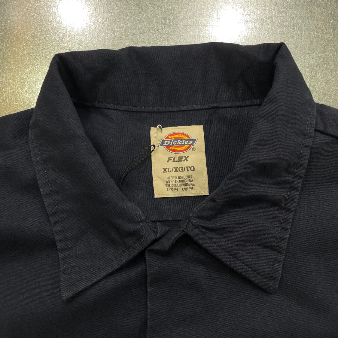 (XL) Dickies 디키즈 반팔 워크 셔츠 네이비 상품이미지8