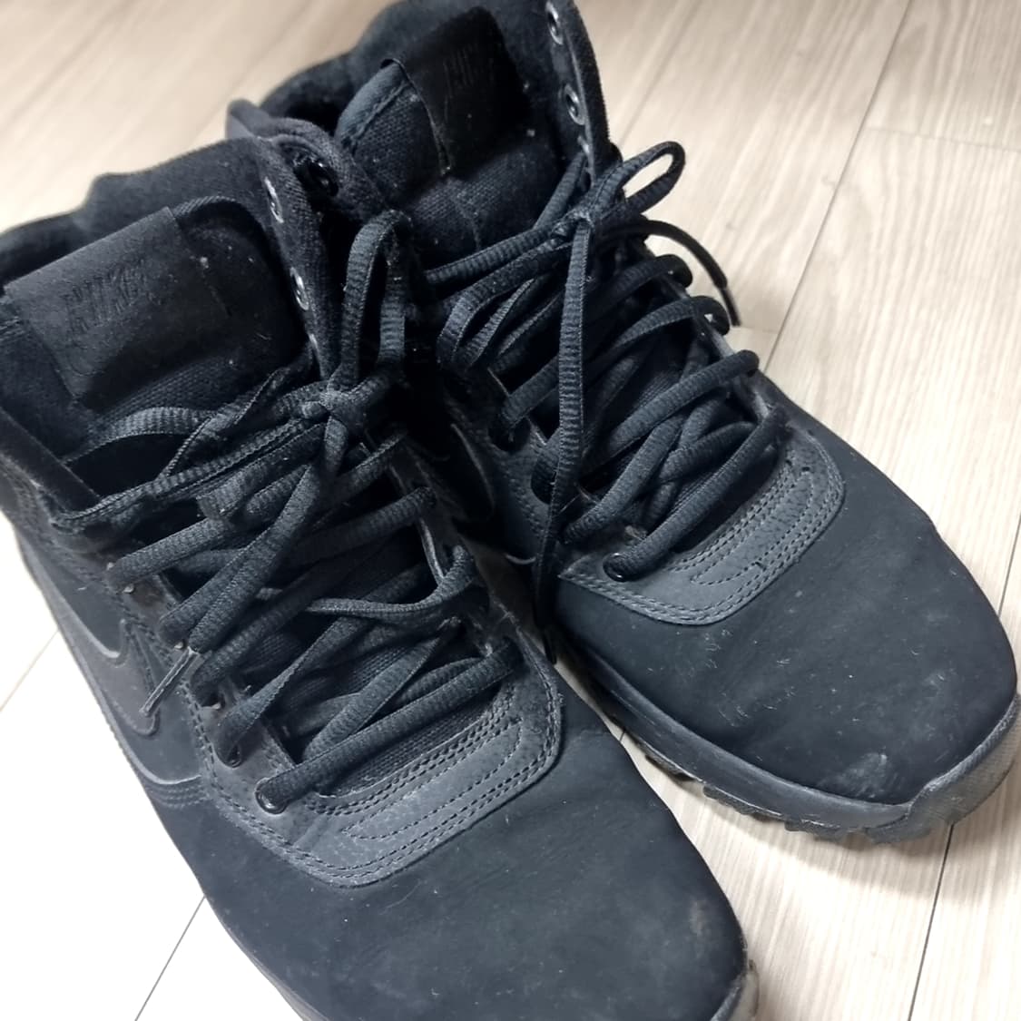 나이키 마노아 블랙 하이탑 운동화(270-275) 상품이미지2