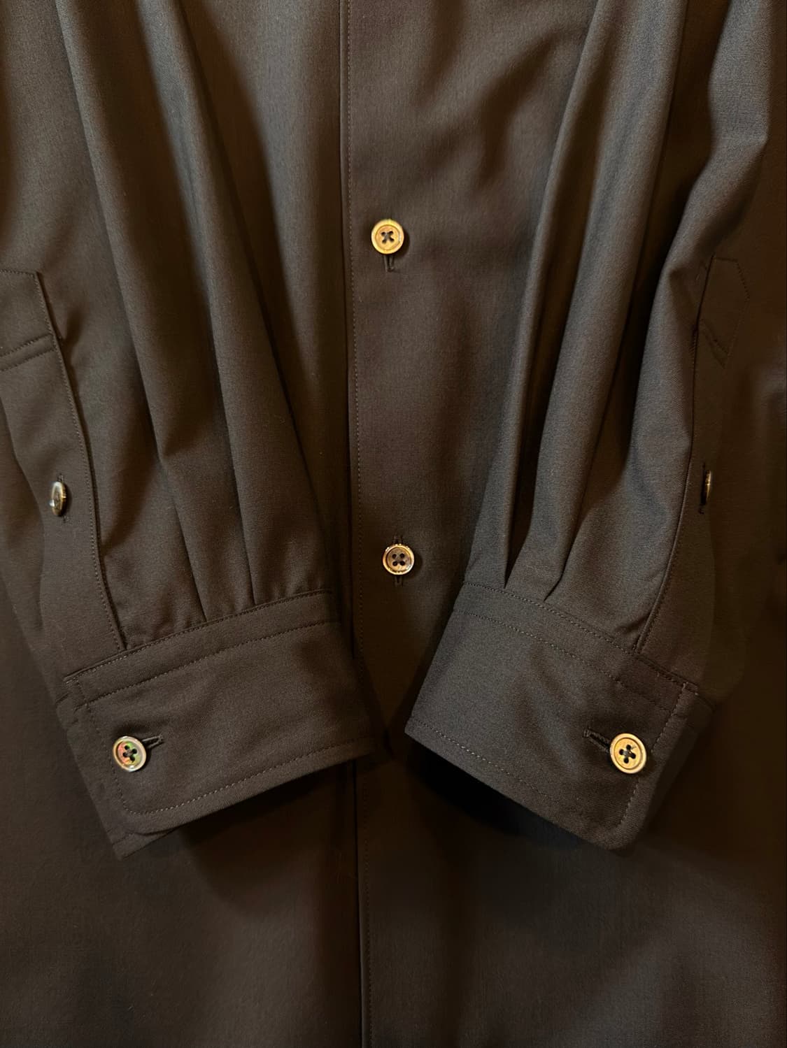 Cornier Super 180's Worsted Wool Shirt 상품이미지6